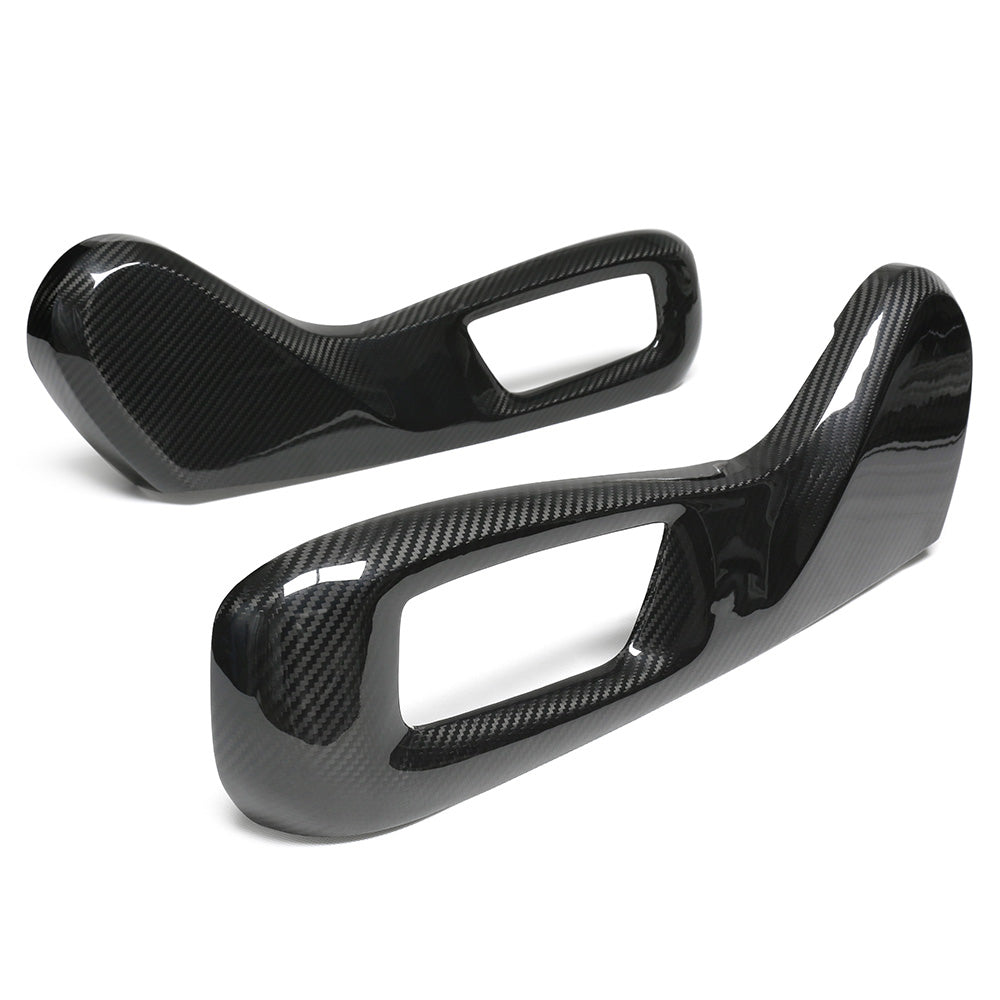 Dry-Carbon Sitzblenden passend für BMW M5 F90 / 5er G30 G31 – Carbon-Interieur
