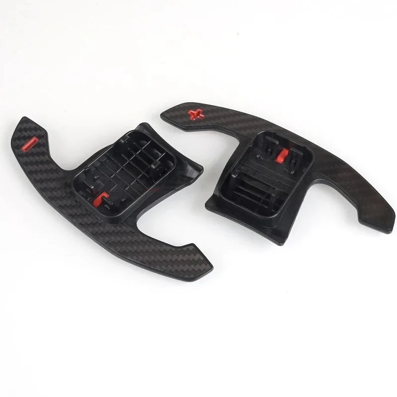 Carbon Fiber Zierleiste und Carbon-Schaltwippen-Set