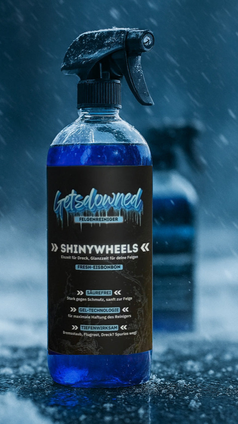Getsdowned® ShinyWheels - Eiskalt zu Dreck - Glanzzeit für deine Felgen