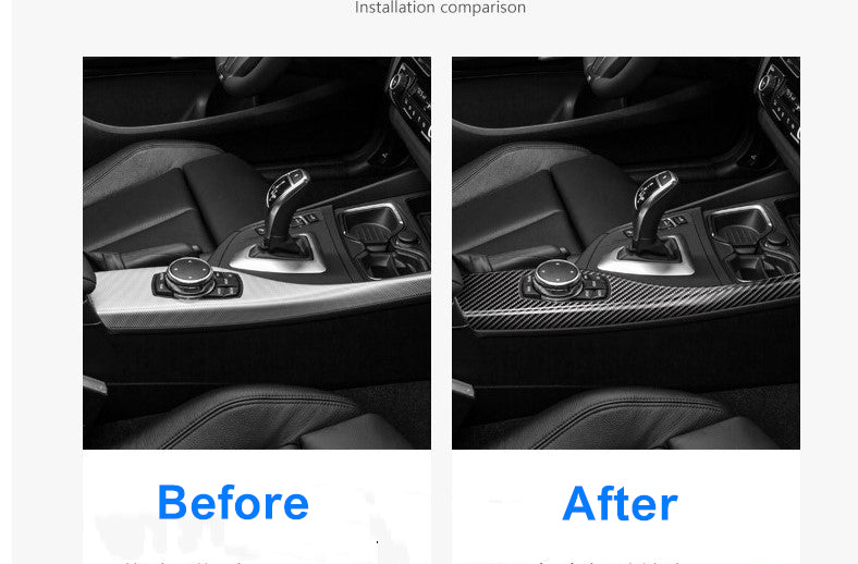 Dry Carbon DEKORLEISTEN Mittelkonsole für BMW F20 F21 F22 M2 M2C F87