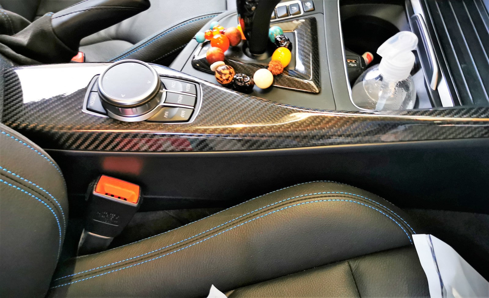 Dry Carbon DEKORLEISTEN Mittelkonsole für BMW F20 F21 F22 M2 M2C F87