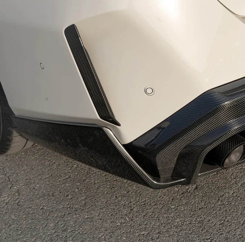 Carbon Fiber Reflektoren Streifen Abdeckung passend für BMW M5 G90
