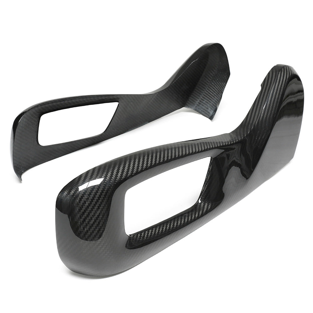 Dry-Carbon Sitzblenden passend für BMW M5 F90 / 5er G30 G31 – Carbon-Interieur