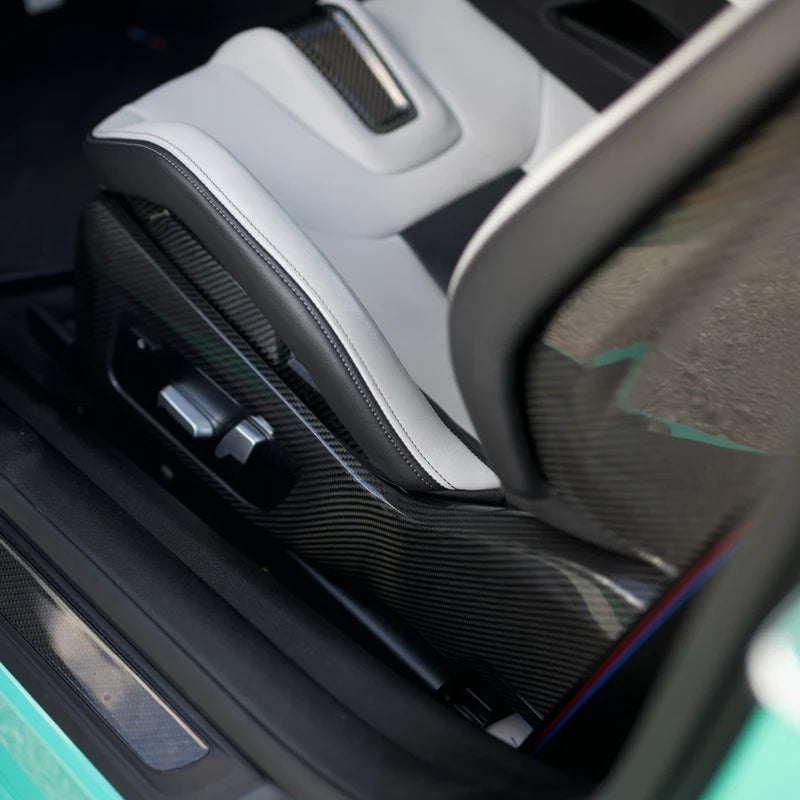 Carbon Fiber Seat Side Cover suitable for BMW M G87 M3 G80 G81 M4 G82 G83