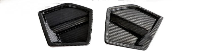 Carbon Fiber Car Front Bumper Vents Cover Splitters passend für BMW 3 Series G20 G28 M-Tech LCI 2022 2023
