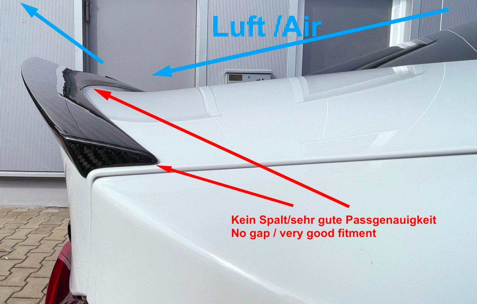 Dry Carbon Heckspoiler "Ducktail" für BMW M4 F82