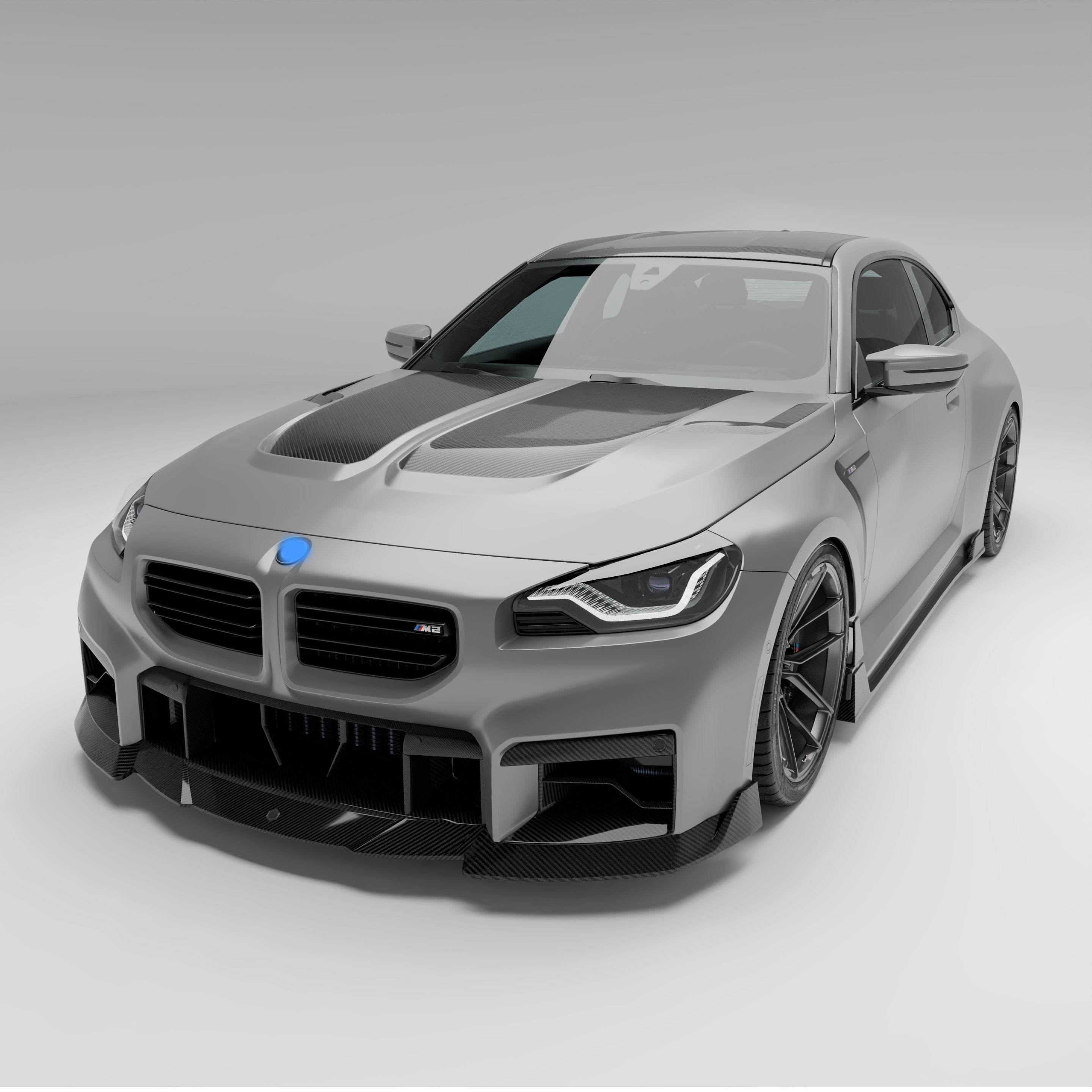 Dry-Carbon Lufteinlass Mitte RZ passend für BMW M2 G87 – Aggressive Luftführung