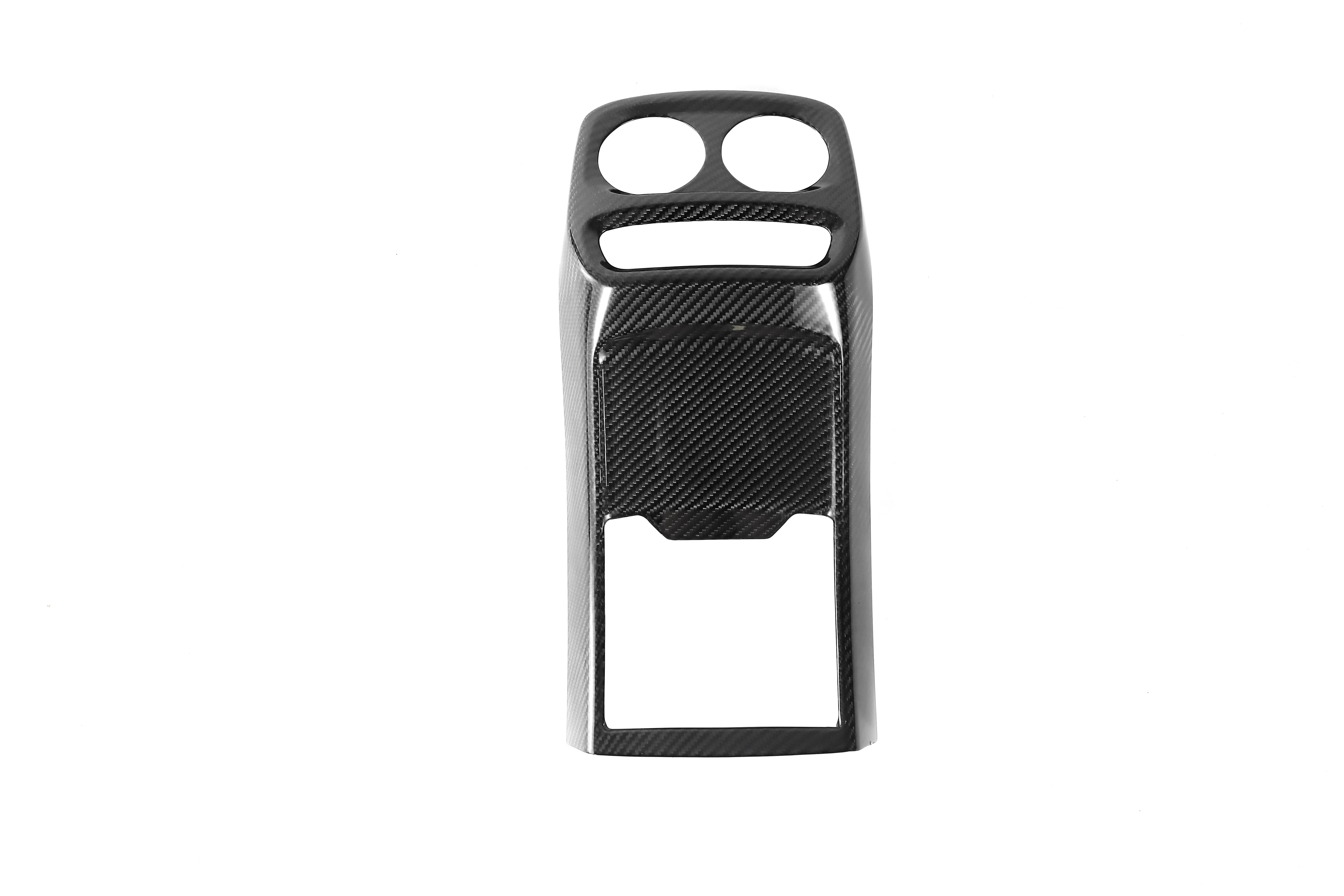 Dry-Carbon Mittelkonsolen Cover Hinten passend für Mercedes-Benz G-Klasse W465 – Fond in Carbon
