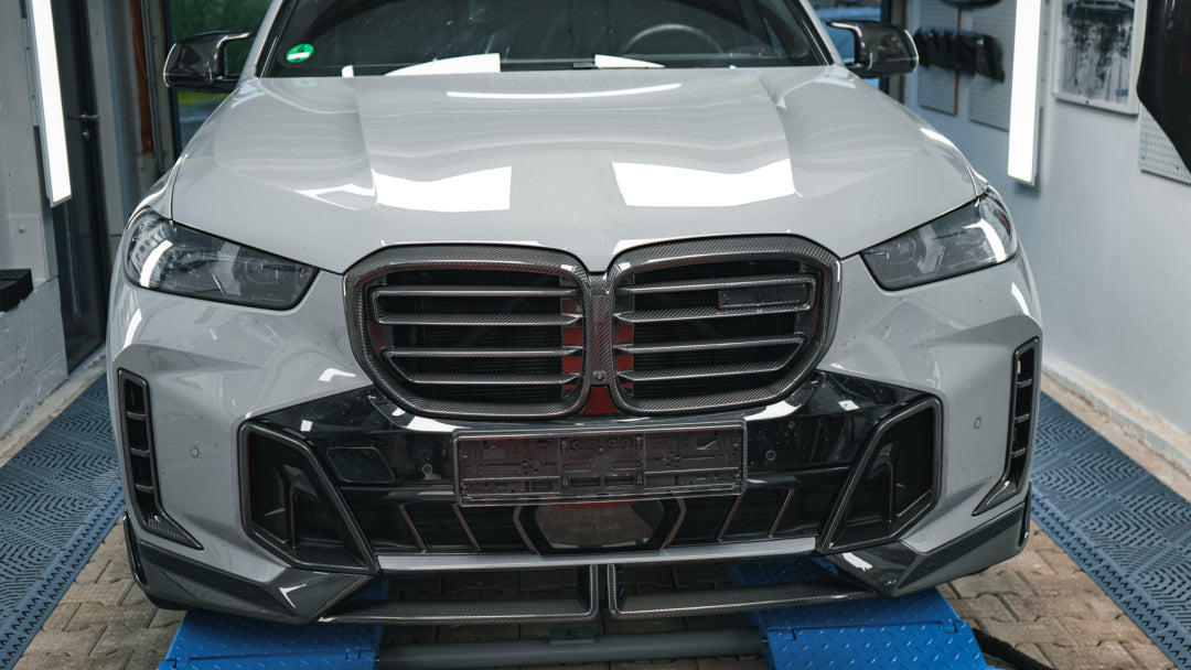 Dry-Carbon Kühlergrill-Nieren passend für BMW X5 G05 LCI – Carbon-Front statt Serie