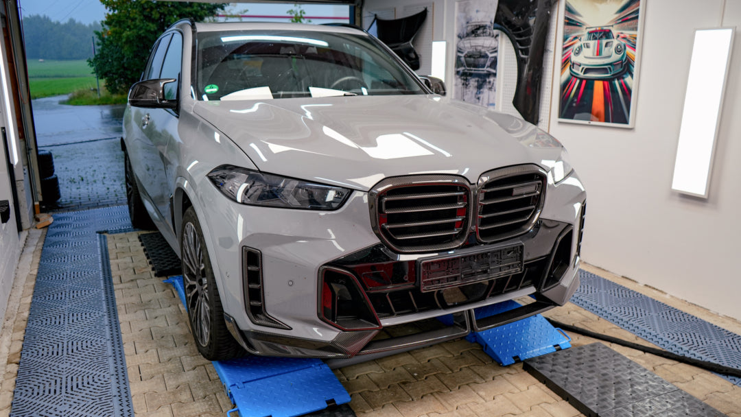 Dry-Carbon Kühlergrill-Nieren passend für BMW X5 G05 LCI – Carbon-Front statt Serie