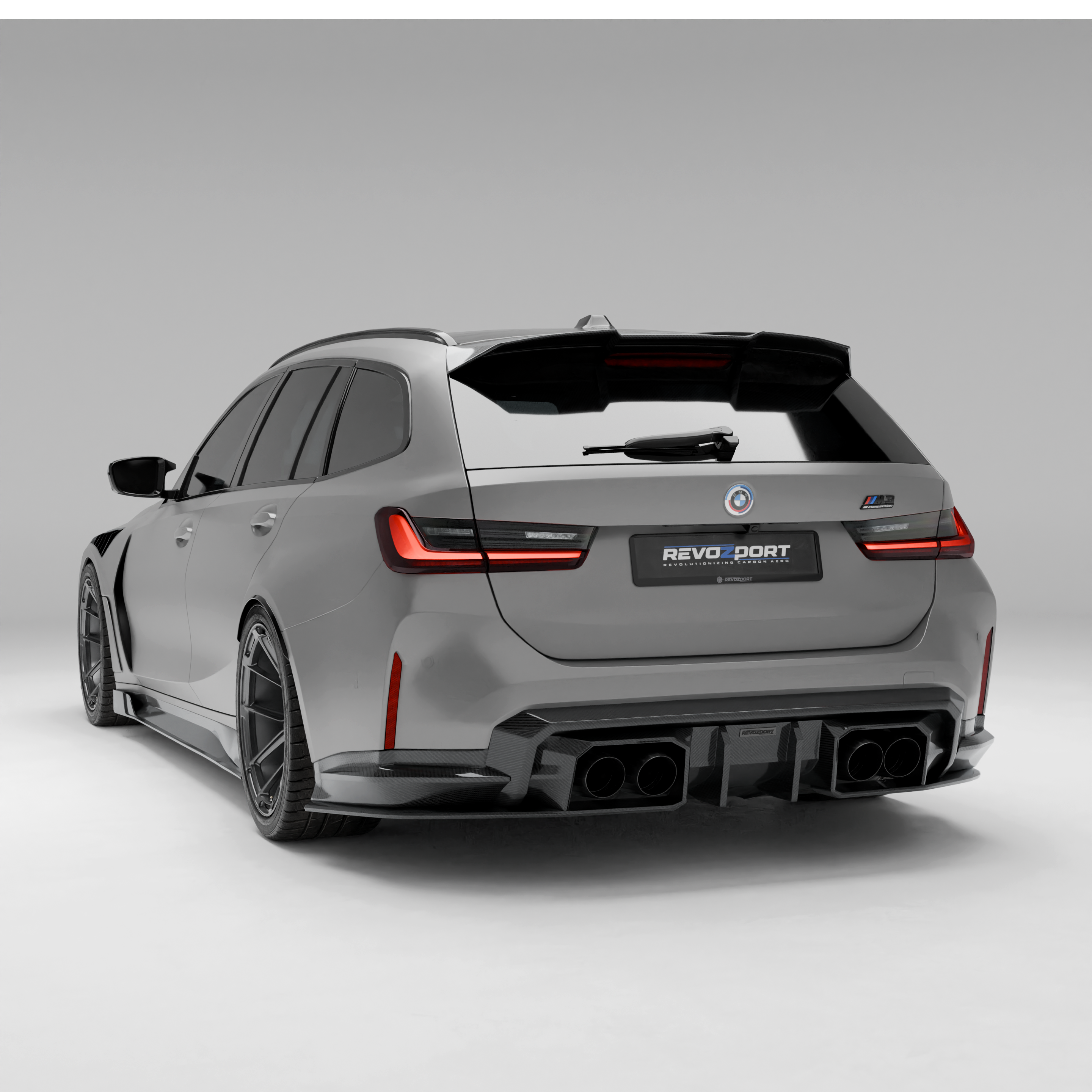 Dry-Carbon Heckdiffusor passend für BMW M3/M4 G80-G83 – Aerodynamik mit Struktur