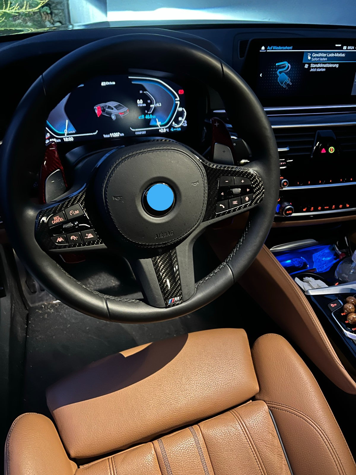 Dry CARBON Lenkrad Blenden Cover für BMW F40 F44 F39 G20 G21 G22 G23 G30 G31 G32 7er G11 G12 8er G14 G15 G16 G01 G02 G05 G06 G07