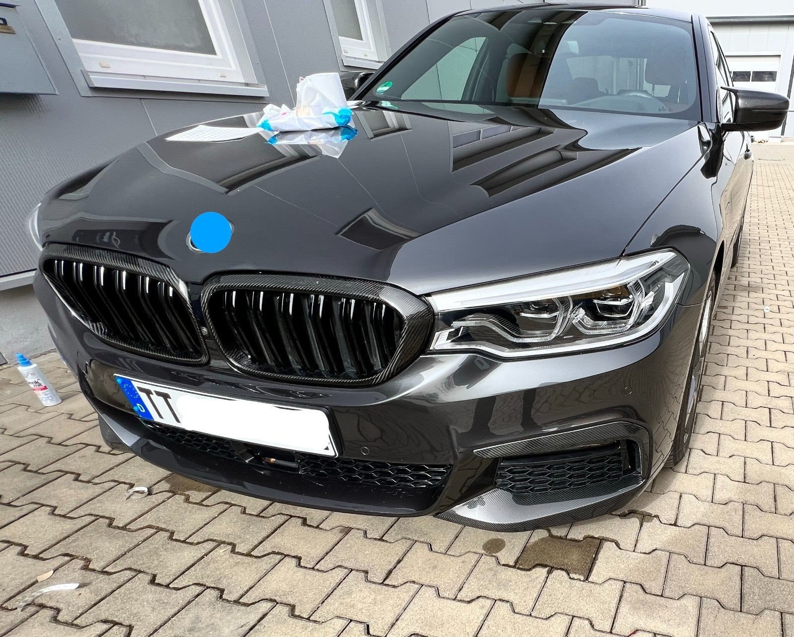 Dry CARBON Front Flaps Frontlippe für BMW G30 G31 mit M Paket vor LCI