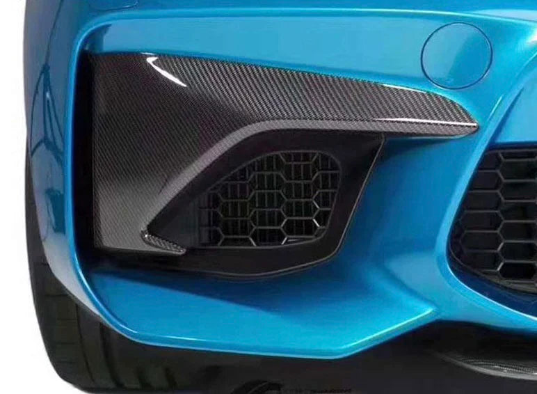 Carbon Fiber Front Flaps suitable for BMW F87 M2