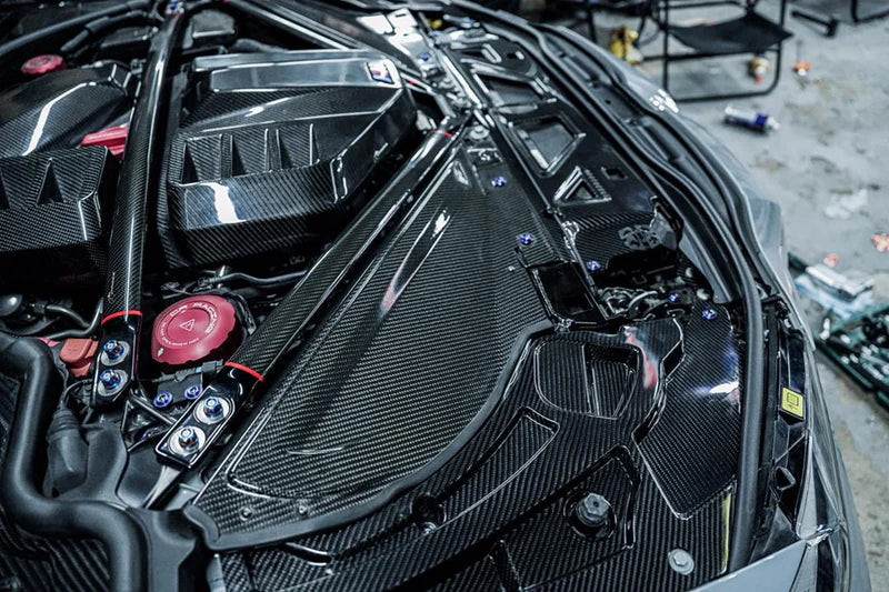 Carbon Fiber Lichtmaschinenabdeckung passend für M3 M4 G80 G82 G-Serie