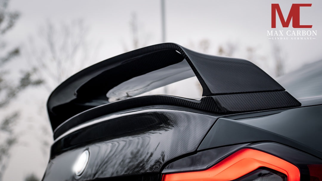 Dry Carbon Design Heckflügel Heckspoiler Ersatz für BMW M2 G87 inkl. LCI und CS M240i G42