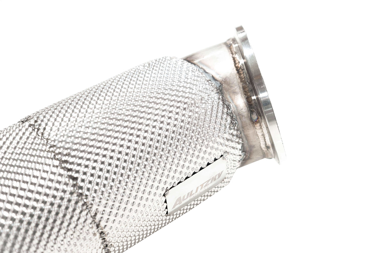 Aulitzky ECE Downpipe 3,54" (90mm) mit Sport-Kat | passend für BMW 335i / 435i (F3X) N55