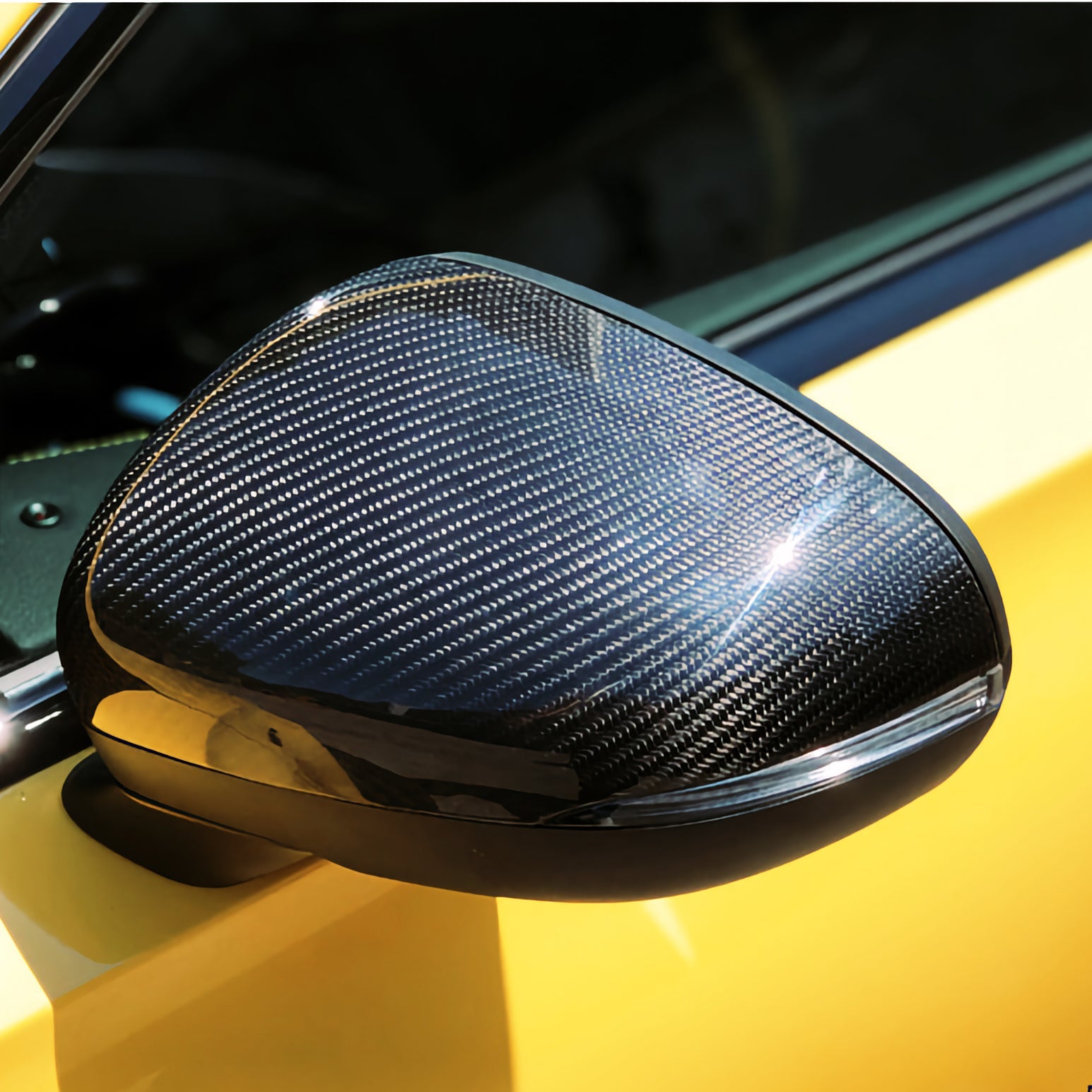 Dry-Carbon Spiegelkappen passend für Mercedes-Benz A-Klasse W177 & CLA W118 (inkl. AMG) – Carbon-Optik für die Außenspiegel