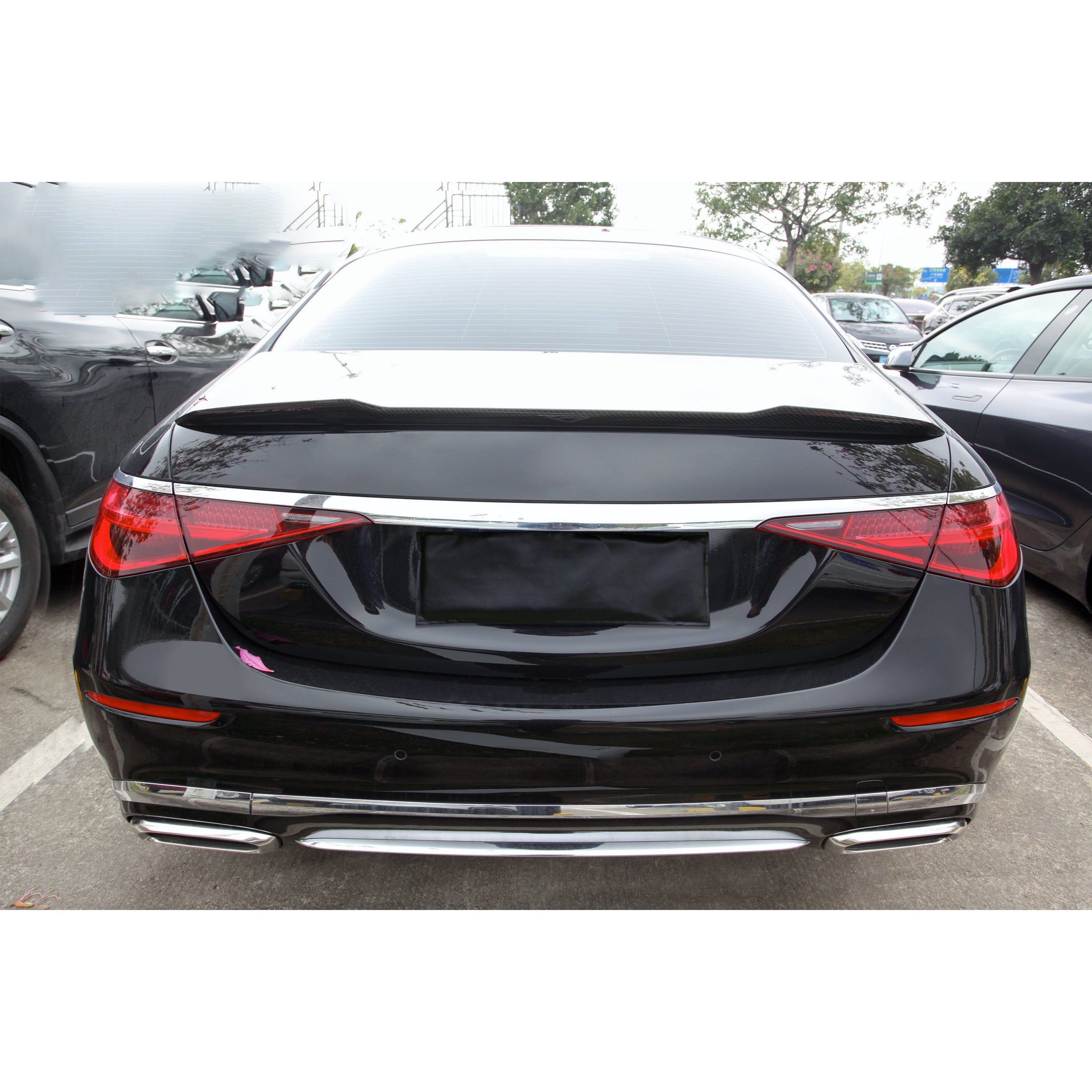 Dry Carbon Heck Spoiler "Ducktail" für Mercedes Benz S Class W223