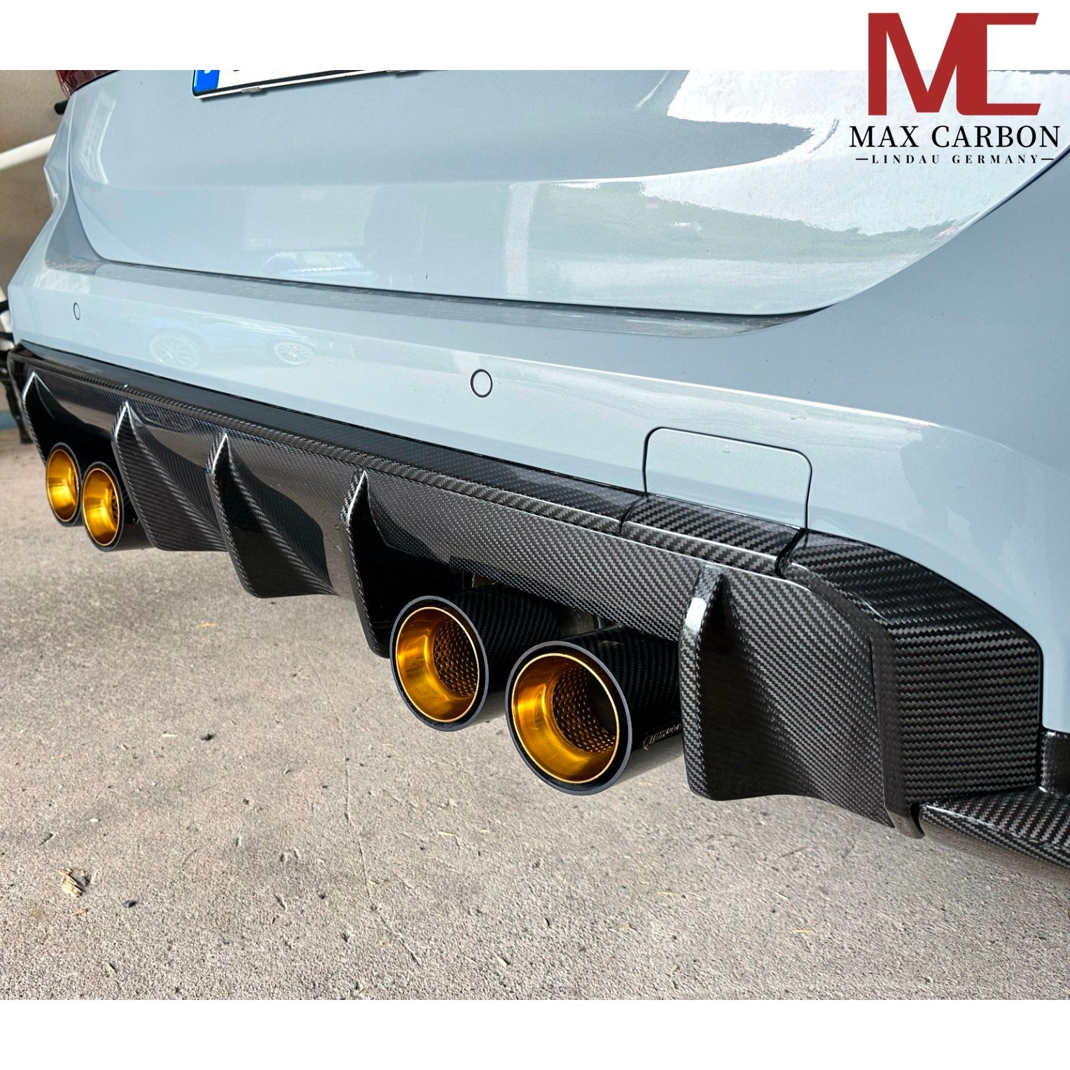 Dry Carbon Heckdiffusor Leiste für BMW M3 G80 G81 / M4 G82 G83 inkl. LCI