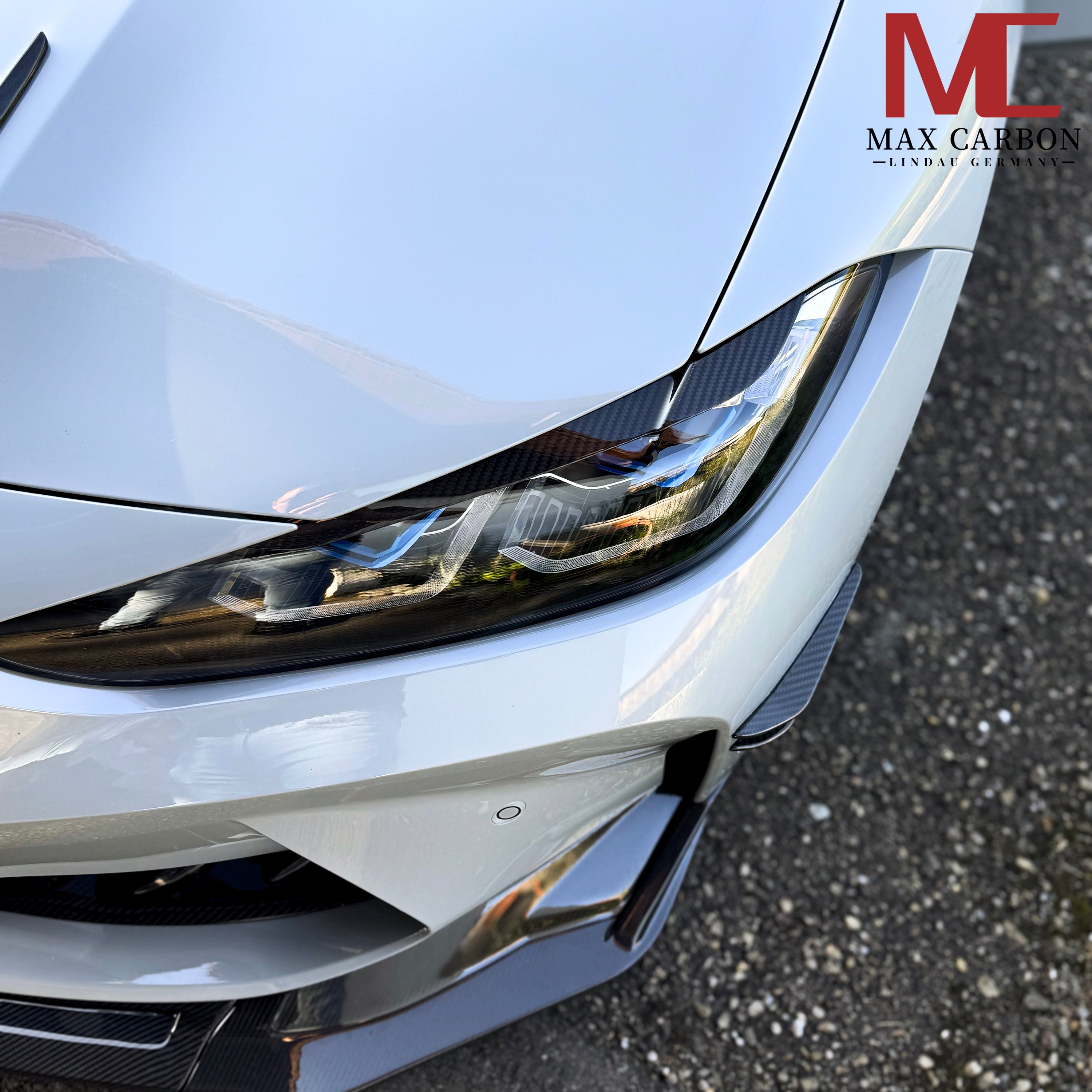 Dry-Carbon Scheinwerfer Cover passend für BMW M3 G80 / G81 / M4 G82 / G83 / 4er G22 / G23 / G26 – Aggressive Augenlider