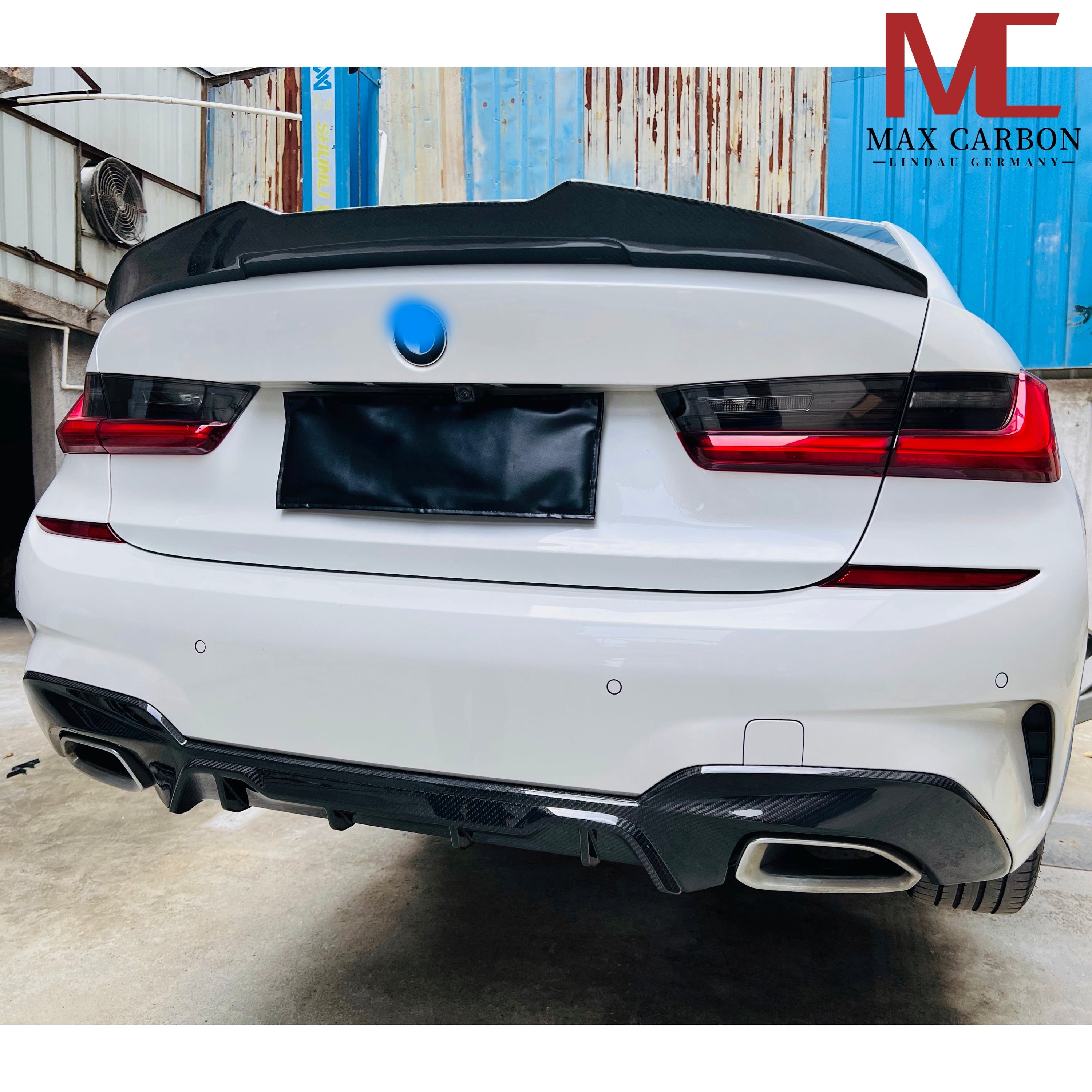 Dry-Carbon Heckspoiler Ducktail PS-Style passend für BMW M3 G80 / 3er G20 – Performance Back-End Design