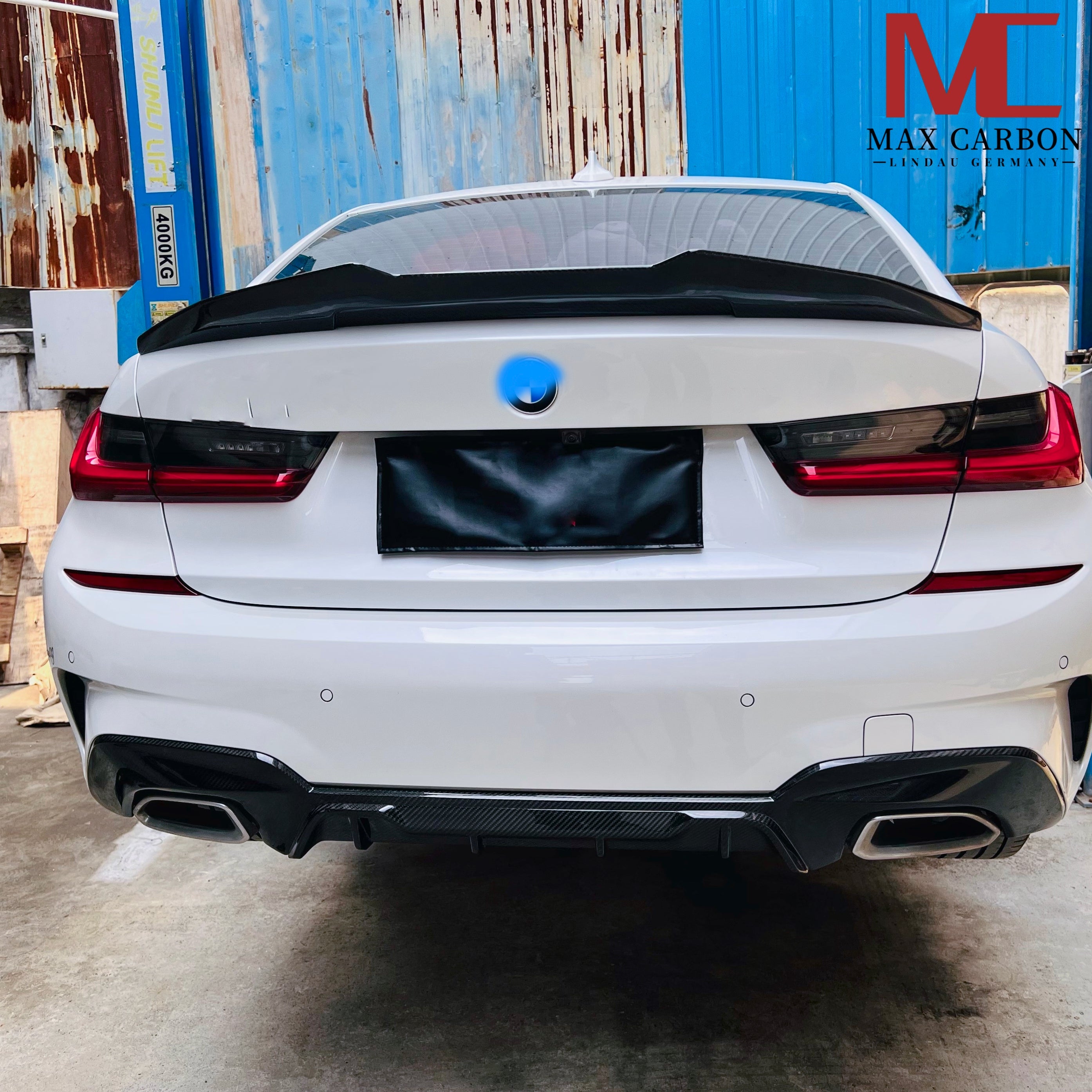 Dry-Carbon Heckspoiler Ducktail PS-Style passend für BMW M3 G80 / 3er G20 – Performance Back-End Design
