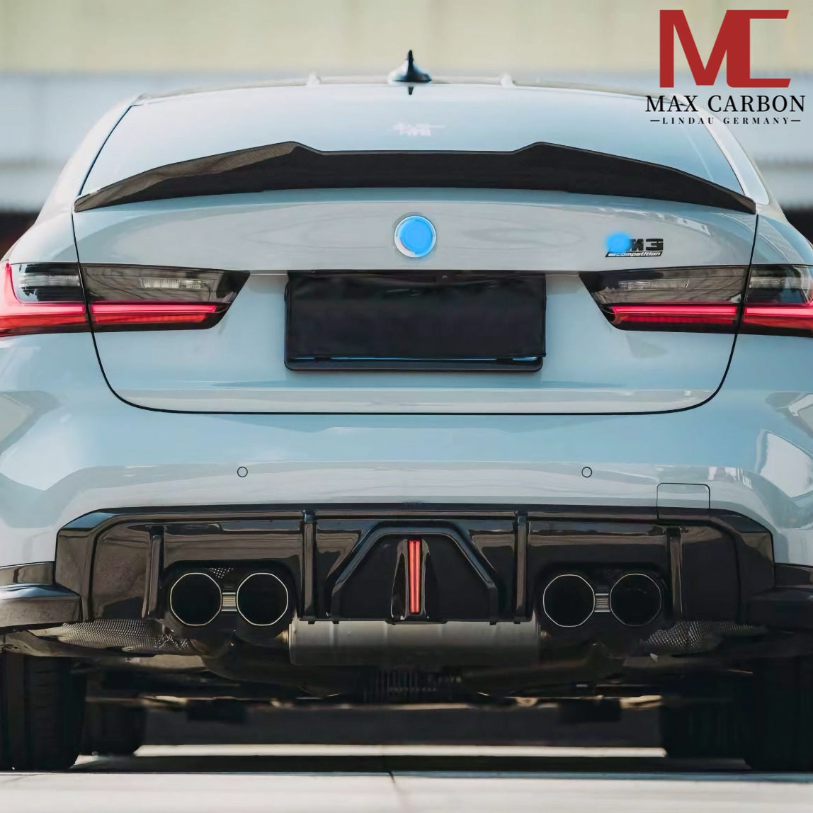 Dry-Carbon Heckspoiler Ducktail PS-Style passend für BMW M3 G80 / 3er G20 – Performance Back-End Design