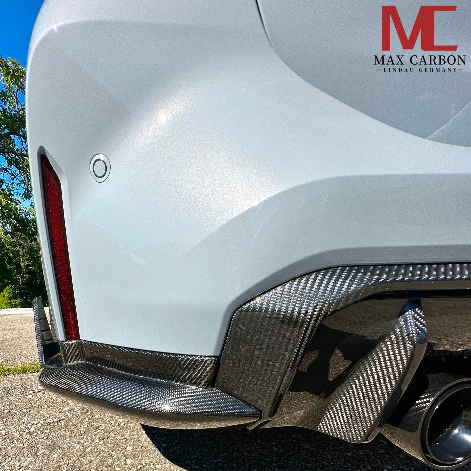 Dry Carbon Heck Winglets "Performance Style" für BMW M3 G80 G81 / M4 G82 G83