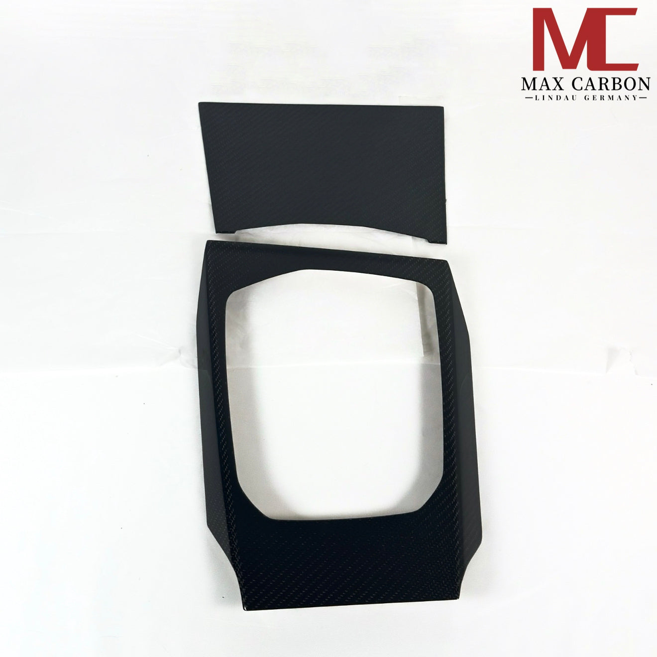 Dry-Carbon Mittelkonsolen Blende Ganghebel passend für BMW G20 / G21 / G22 / G23 / G26 / G42 / G80 / G81 / G82 / G83 / G87 – Interior Carbon-Upgrade