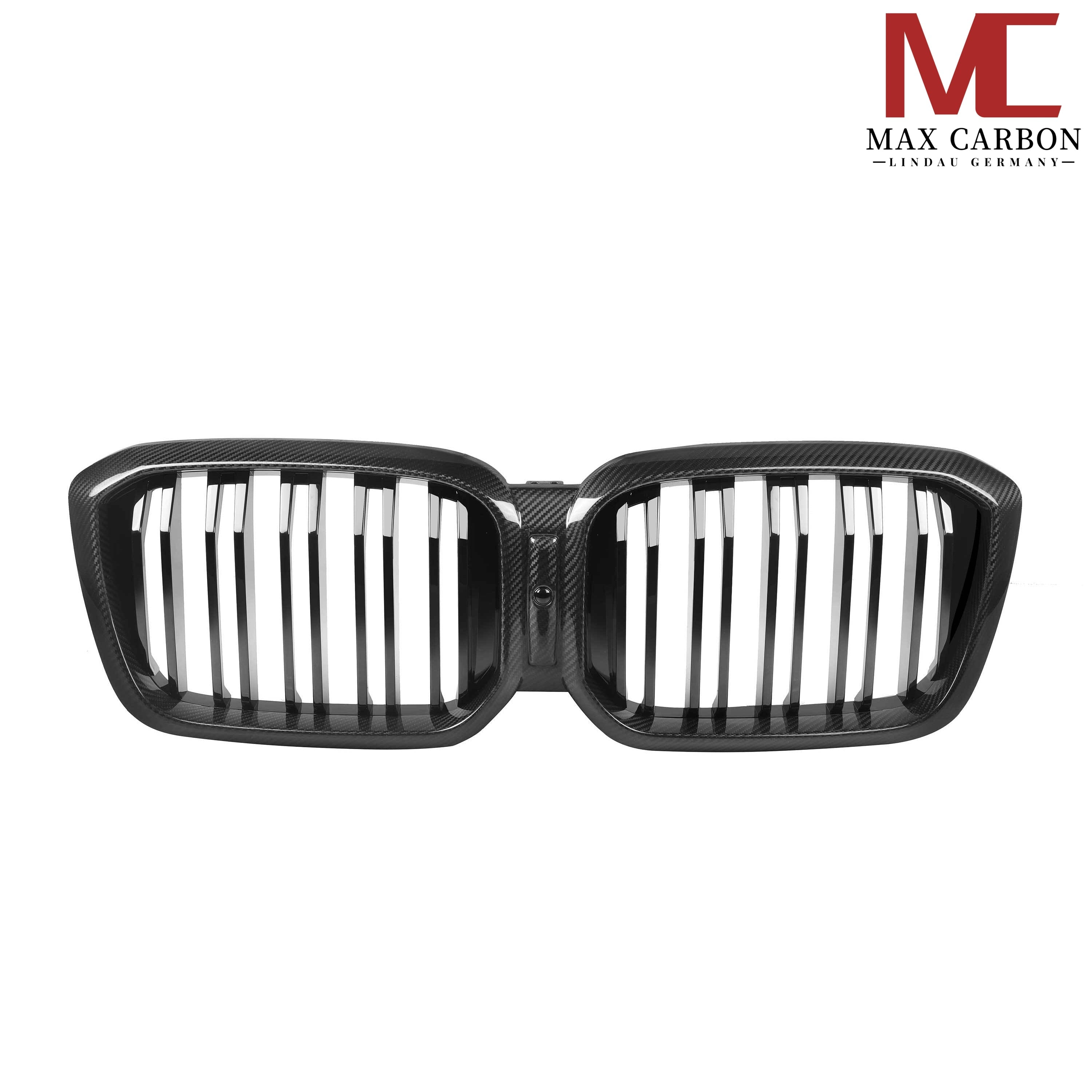 Dry-Carbon Kühlergrill Nieren passend für BMW X3M F97, X4M F98, X3 G01 & X4 G02 LCI – Carbon-Front statt Chrom