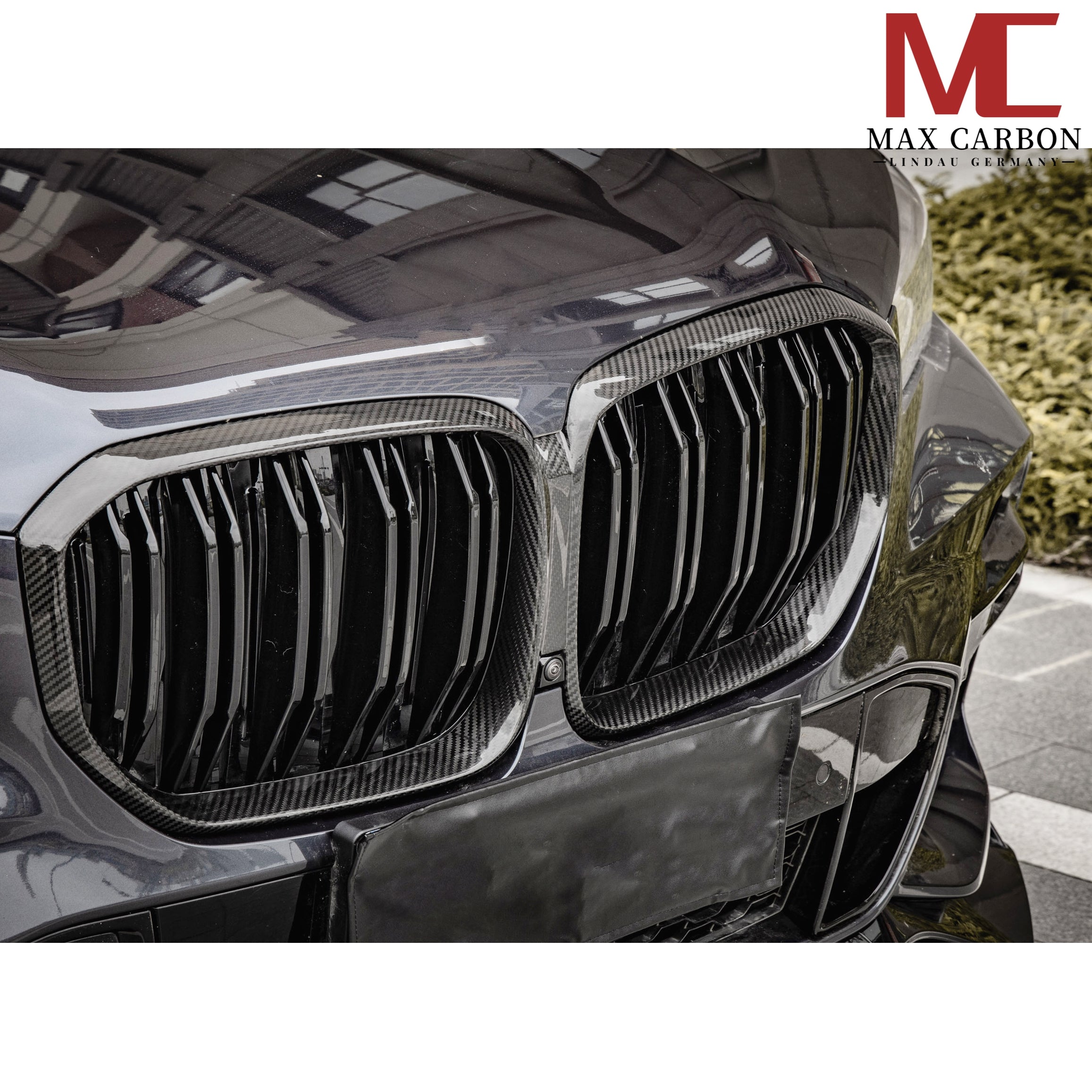 Dry Carbon Kühlergrill Nieren für BMW X5M F95 X5 G05 Pre-LCI