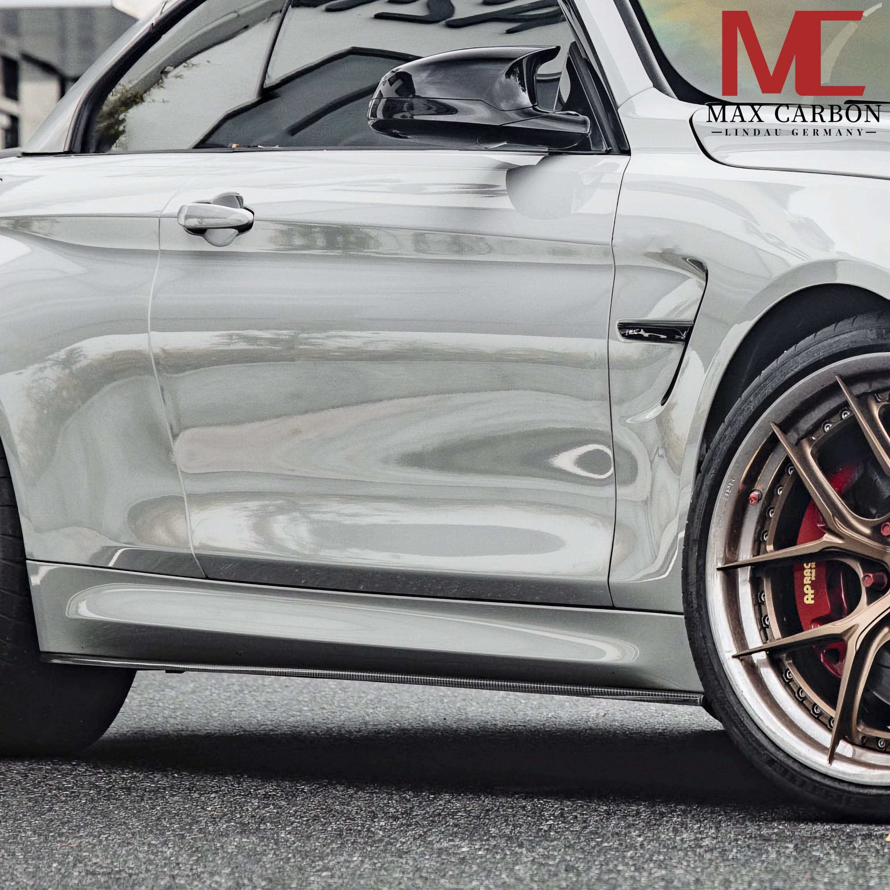 Dry-Carbon Seitenschweller Performance Style passend für BMW M3 F80 / M4 F82 / F83 – Aggressive Seitenlinie
