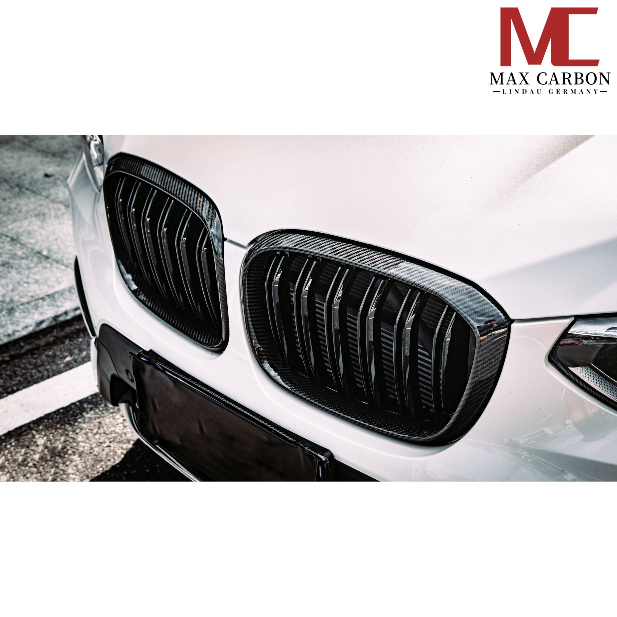 Dry Carbon Kühlergrill Nieren für BMW X3M F97 / X4M F98 / X3 G01 / X4 G02 - Pre-LCI