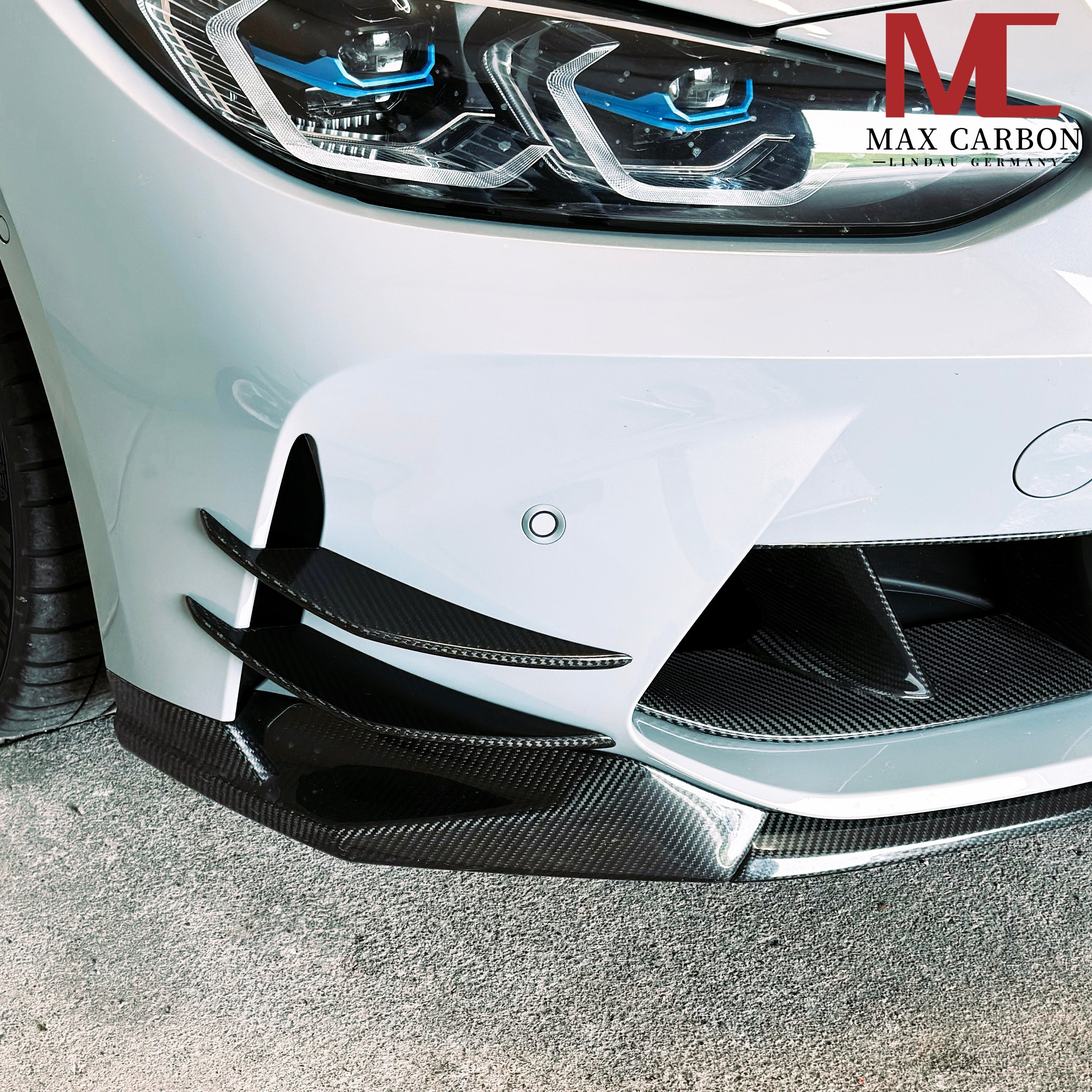 Dry-Carbon Front Canards VAC passend für BMW M3 G80 / G81 / M4 G82 / G83 – Front-Flügel mit Aero-Design
