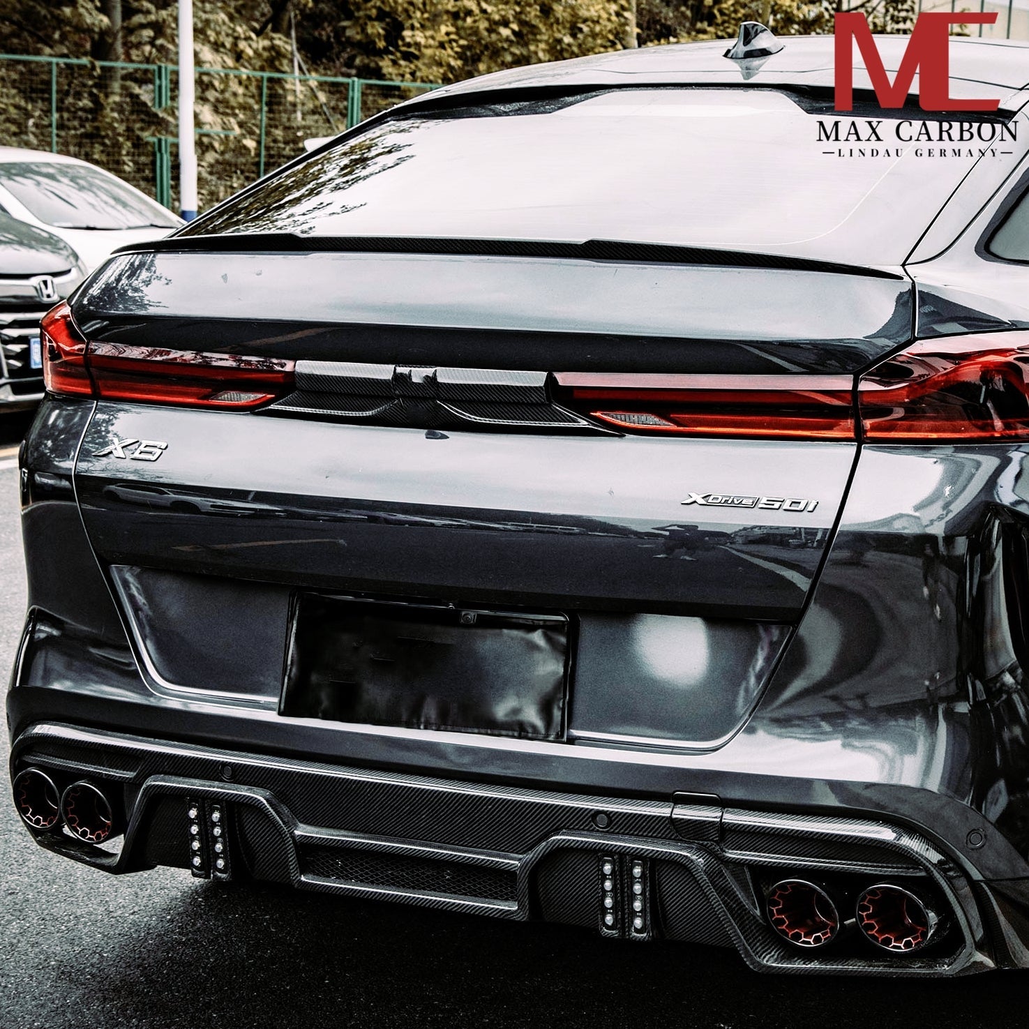 Dry-Carbon Heckspoiler passend für BMW X6M F96 / X6 G06 (Pre-LCI & LCI) – SUV-Heck mit Präsenz