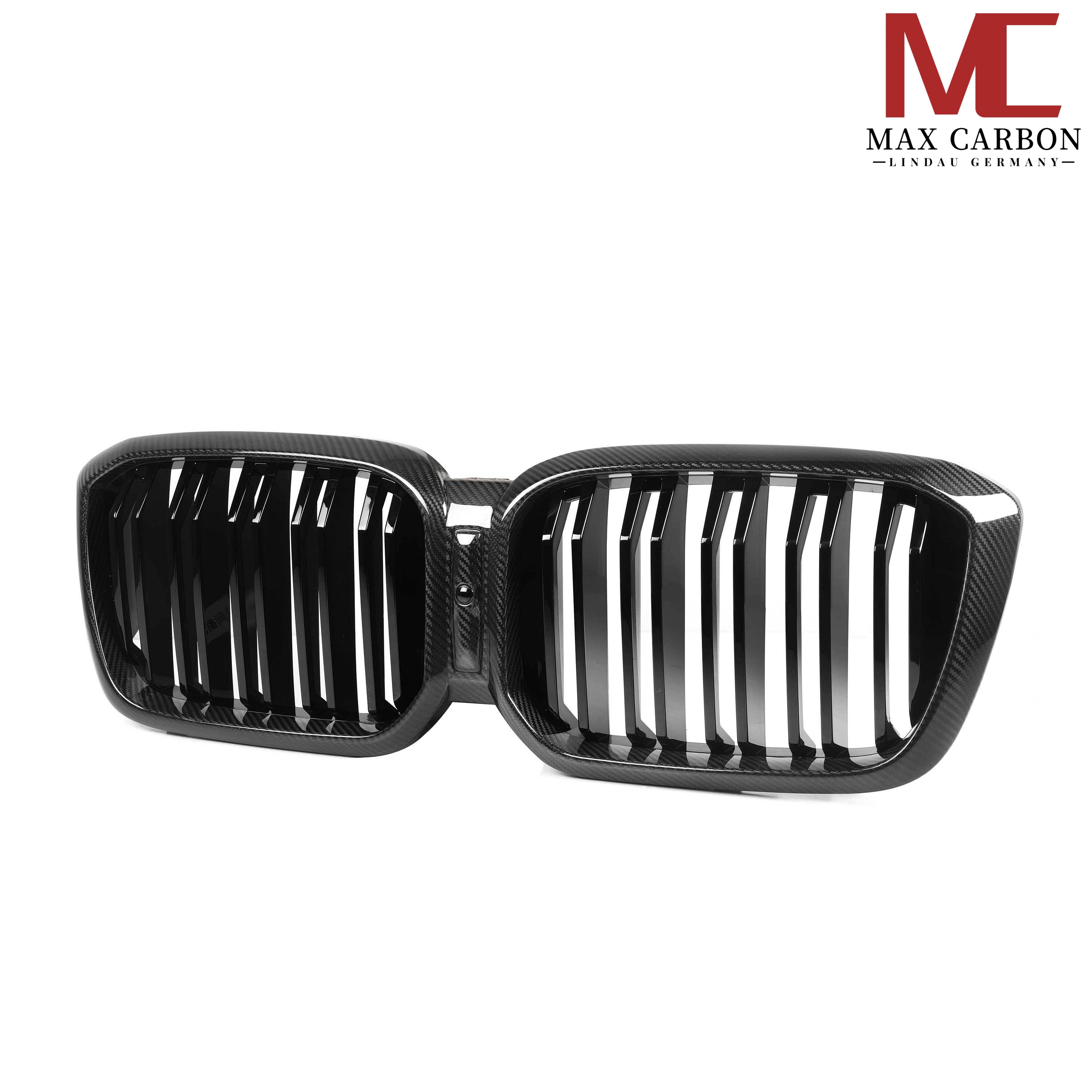 Dry-Carbon Kühlergrill Nieren passend für BMW X3M F97, X4M F98, X3 G01 & X4 G02 LCI – Carbon-Front statt Chrom