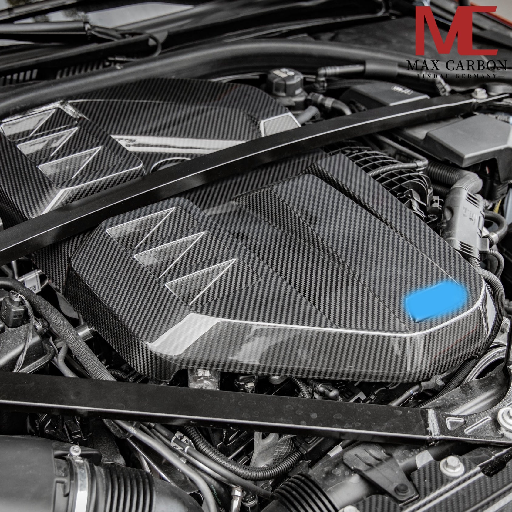 Dry Carbon Motorabdeckung Cover für BMW M2 G87 / M3 G80 G81 / M4 G82 G83