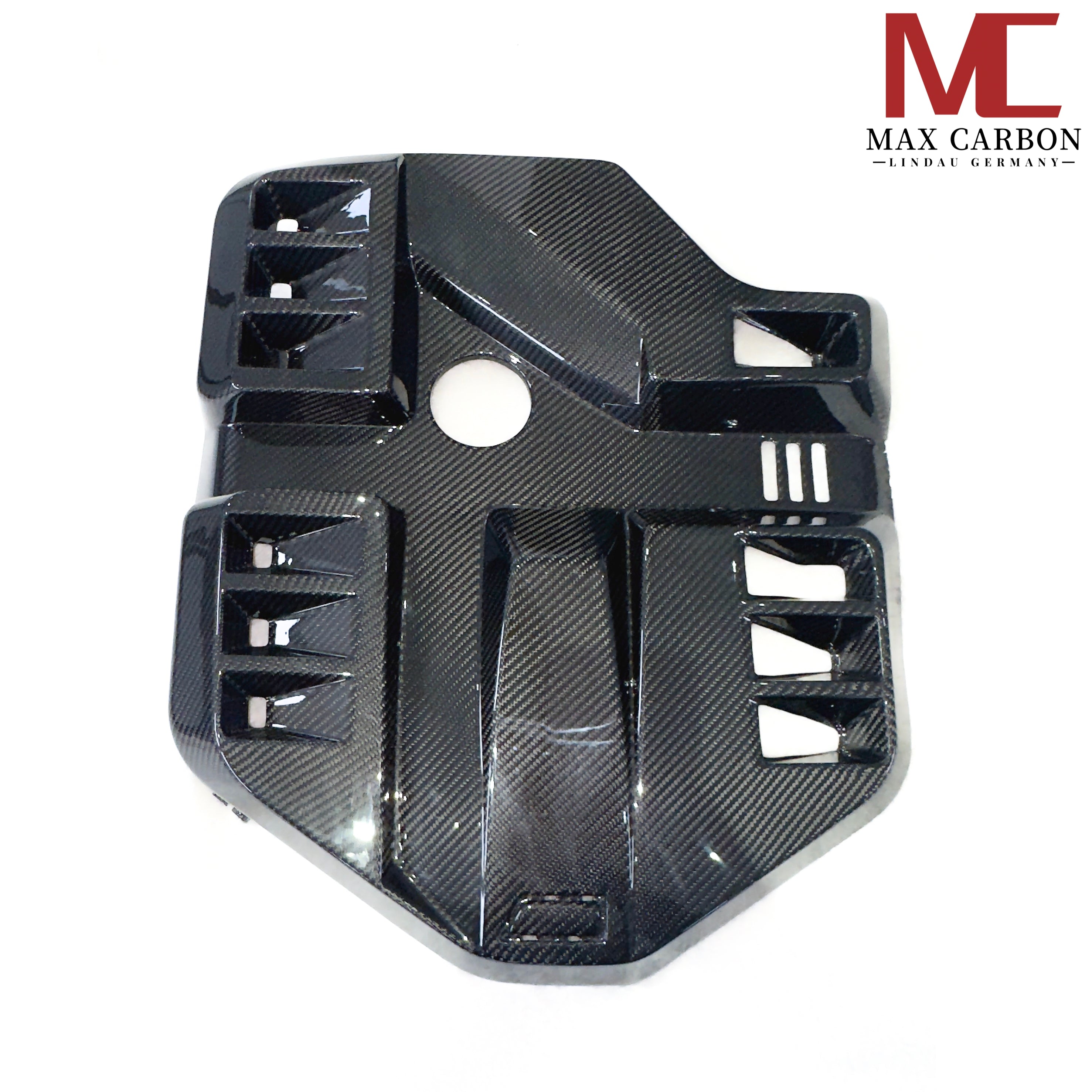Dry-Carbon Motorabdeckung (Groß) passend für BMW M2 G87 / M3 G80 / G81 / M4 G82 / G83 – Engine Bay Upgrade