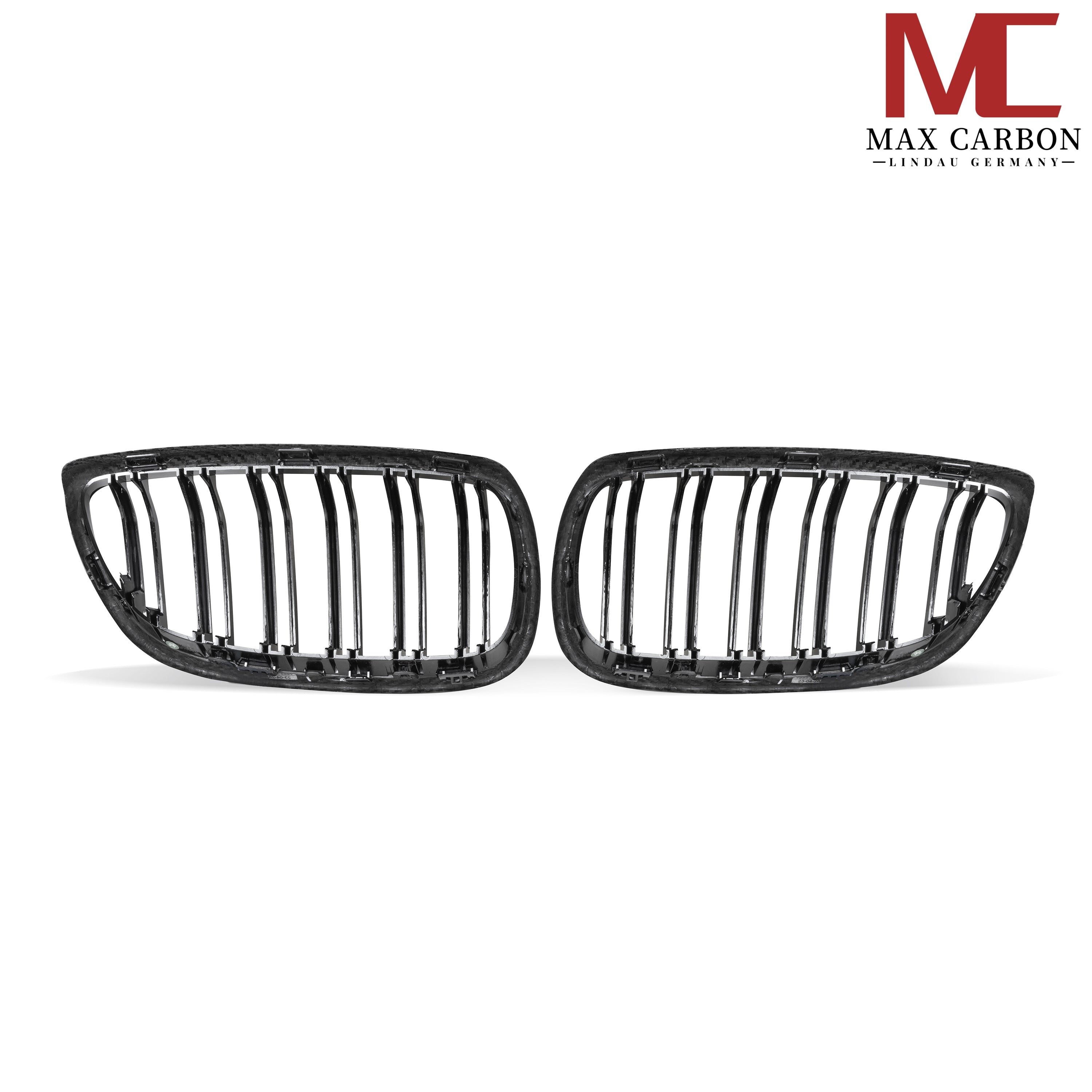 Dry-Carbon Kühlergrill-Satz passend für BMW M3 E90 E92 E93 – Nieren in Sichtcarbon
