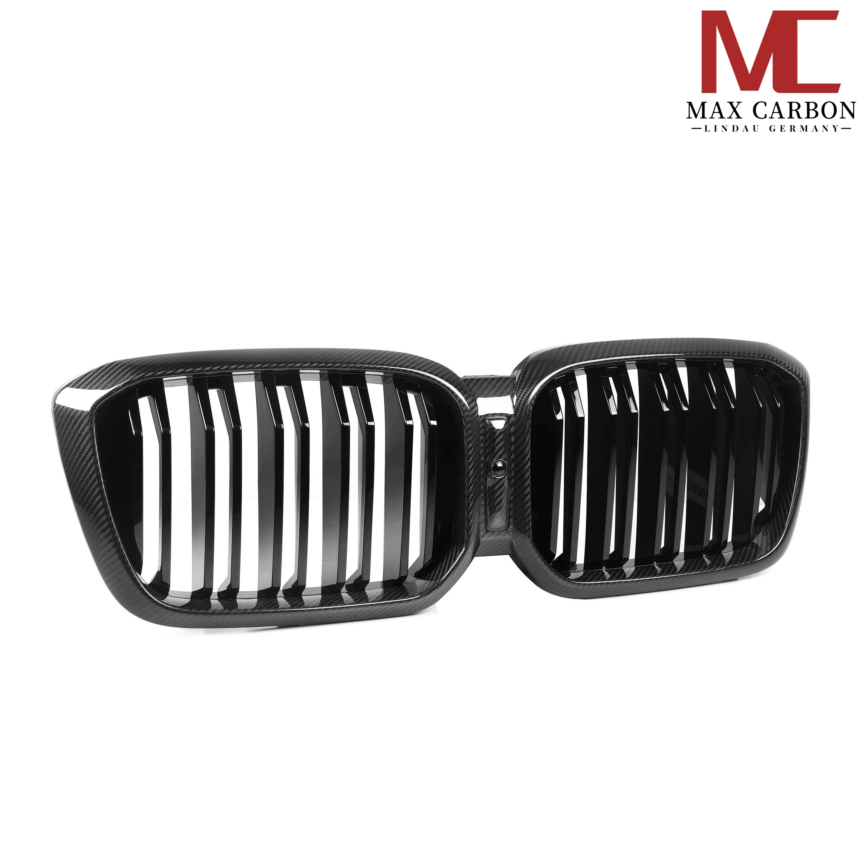 Dry-Carbon Kühlergrill Nieren passend für BMW X3M F97, X4M F98, X3 G01 & X4 G02 LCI – Carbon-Front statt Chrom