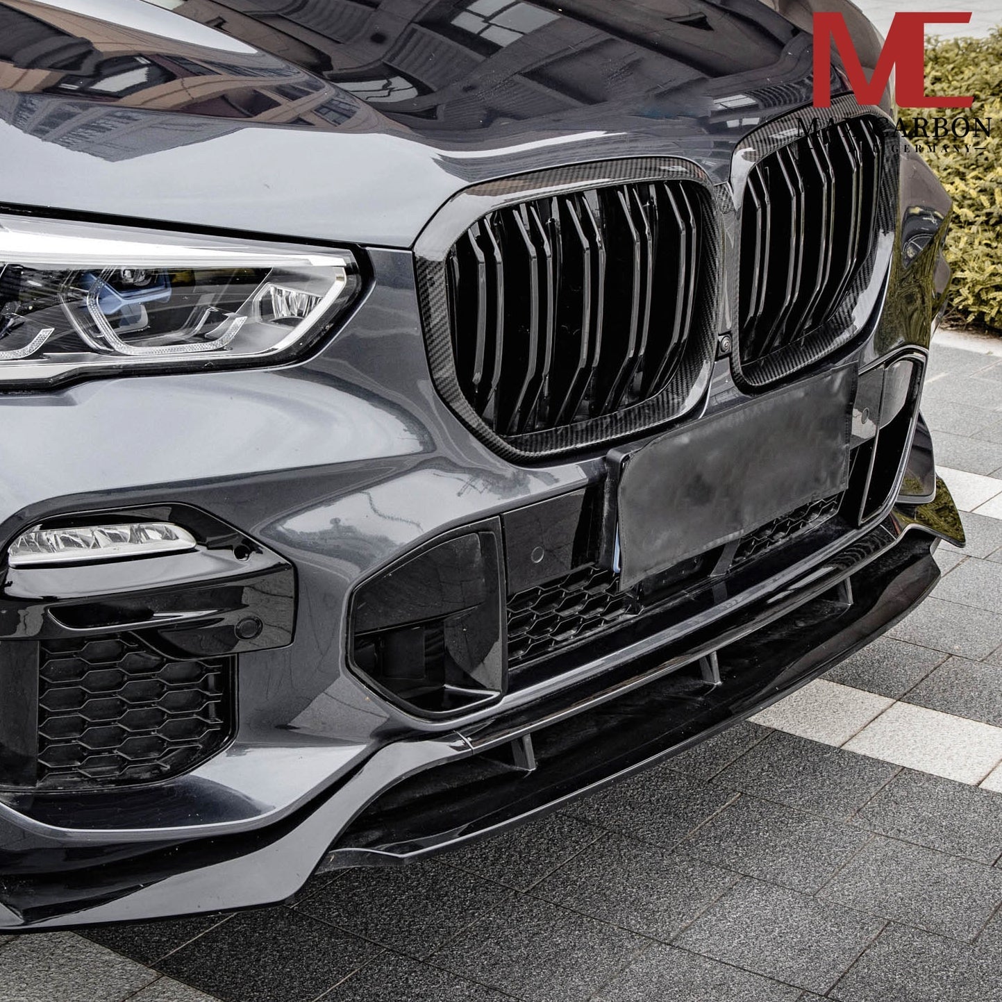 Dry Carbon Kühlergrill Nieren für BMW X5M F95 X5 G05 Pre-LCI