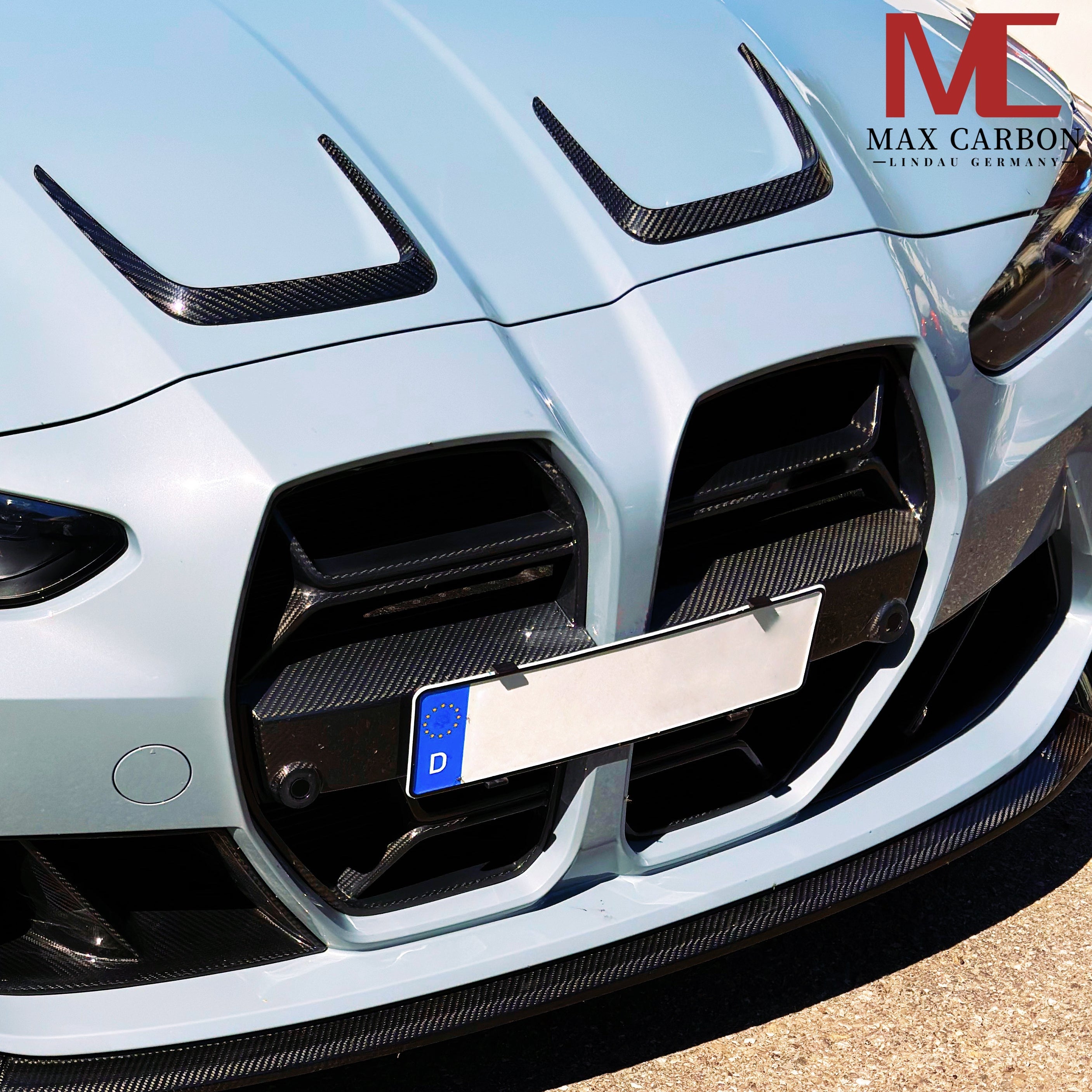 Carbon Kühlergrill-Nieren passend für BMW M3 G80/G81 und M4 G82/G83, Echtcarbon - Getsdowned