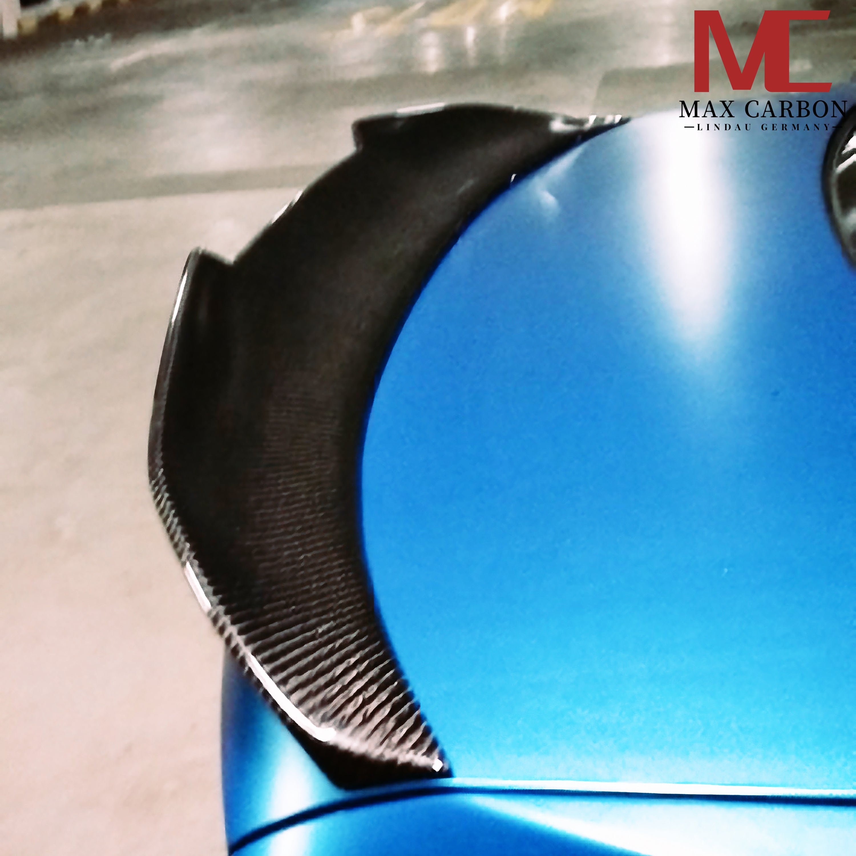 Dry-Carbon Heckspoiler Ducktail (PS Style) passend für BMW 3er/M3 E90 – Abrisskante in echtem Carbon