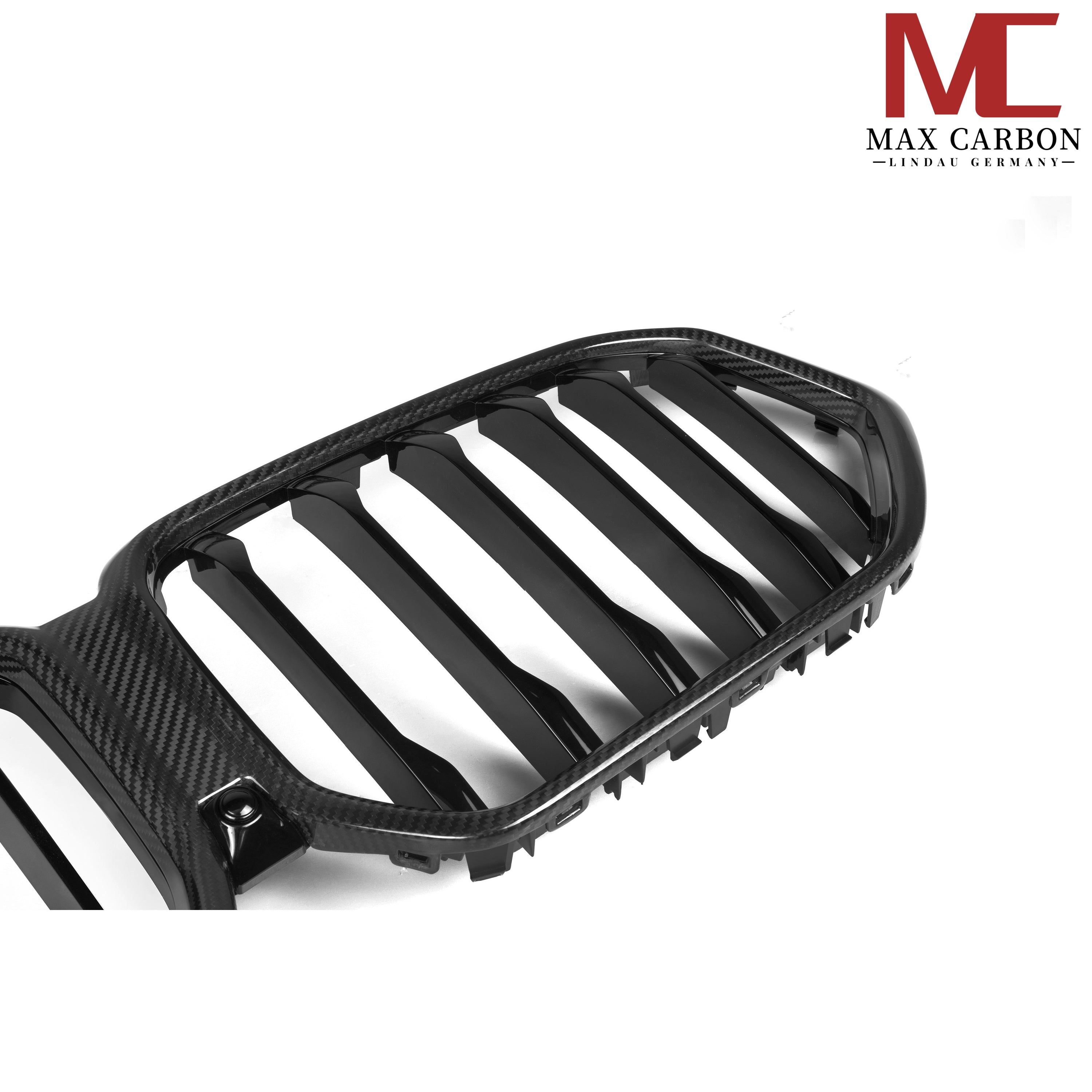 Dry Carbon Kühlergrill Nieren für BMW X6M F96 X6 G06 Pre-LCI