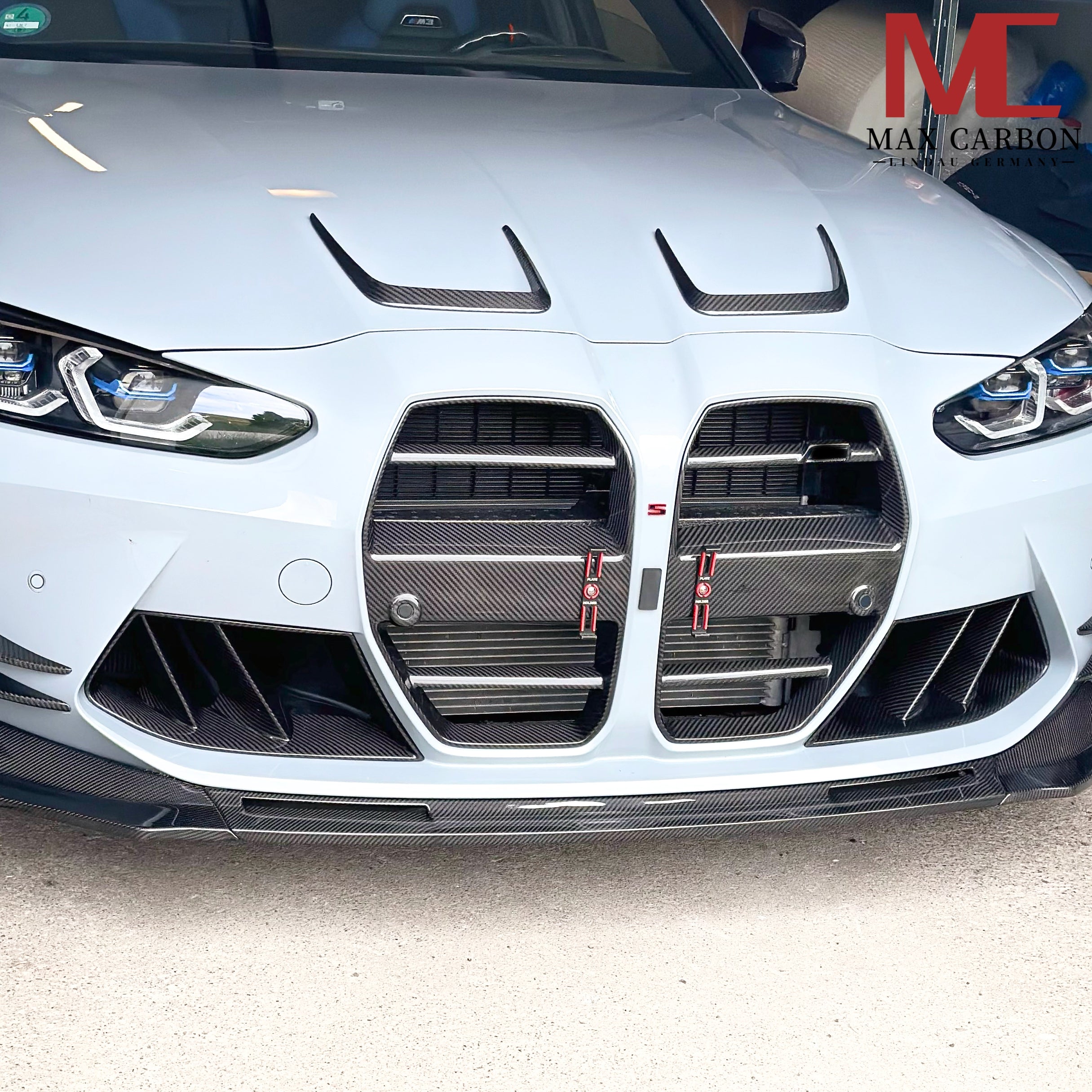 Dry-Carbon Lufteinlässe Front VR passend für BMW M3 G80 / G81 / M4 G82 / G83 – Sportive Front-Belüftung