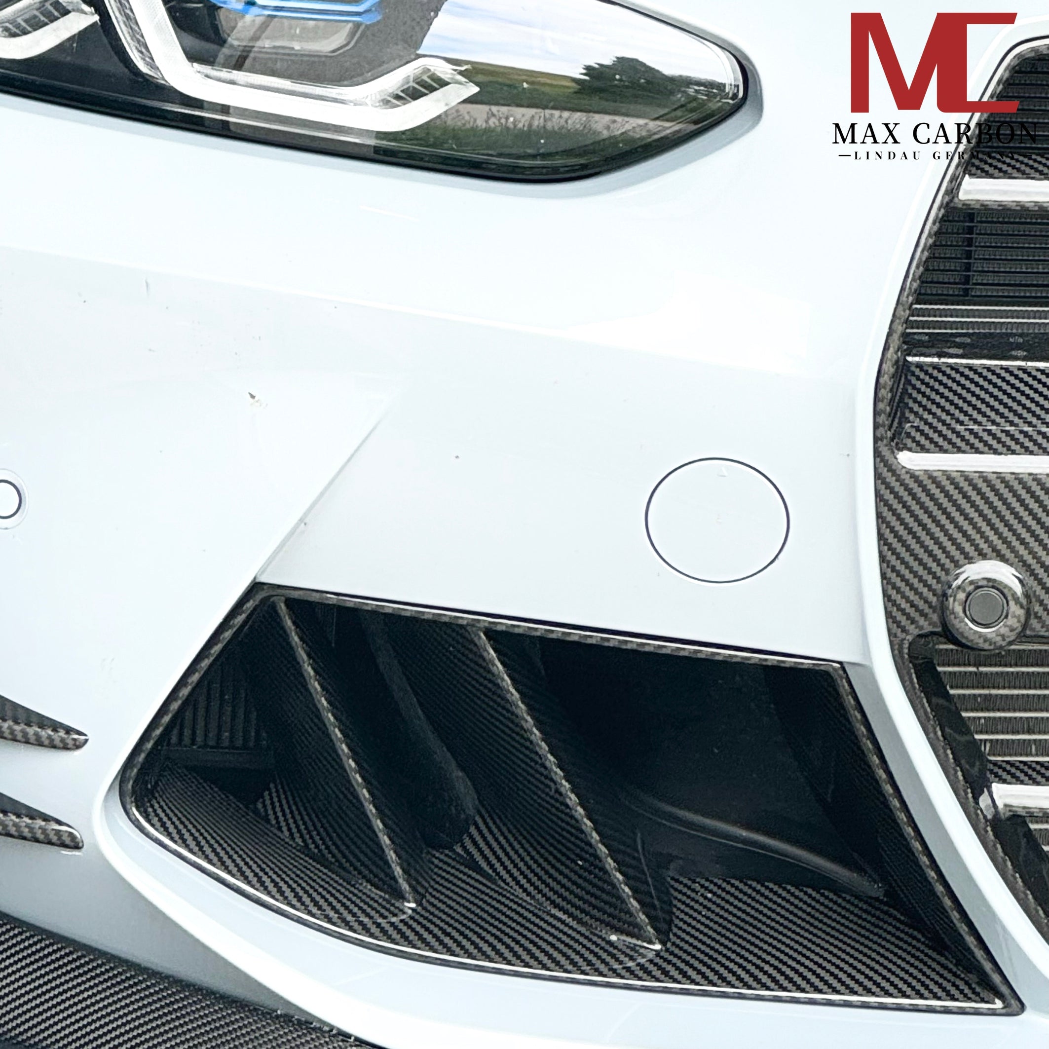 Dry-Carbon Lufteinlässe Front VR passend für BMW M3 G80 / G81 / M4 G82 / G83 – Sportive Front-Belüftung