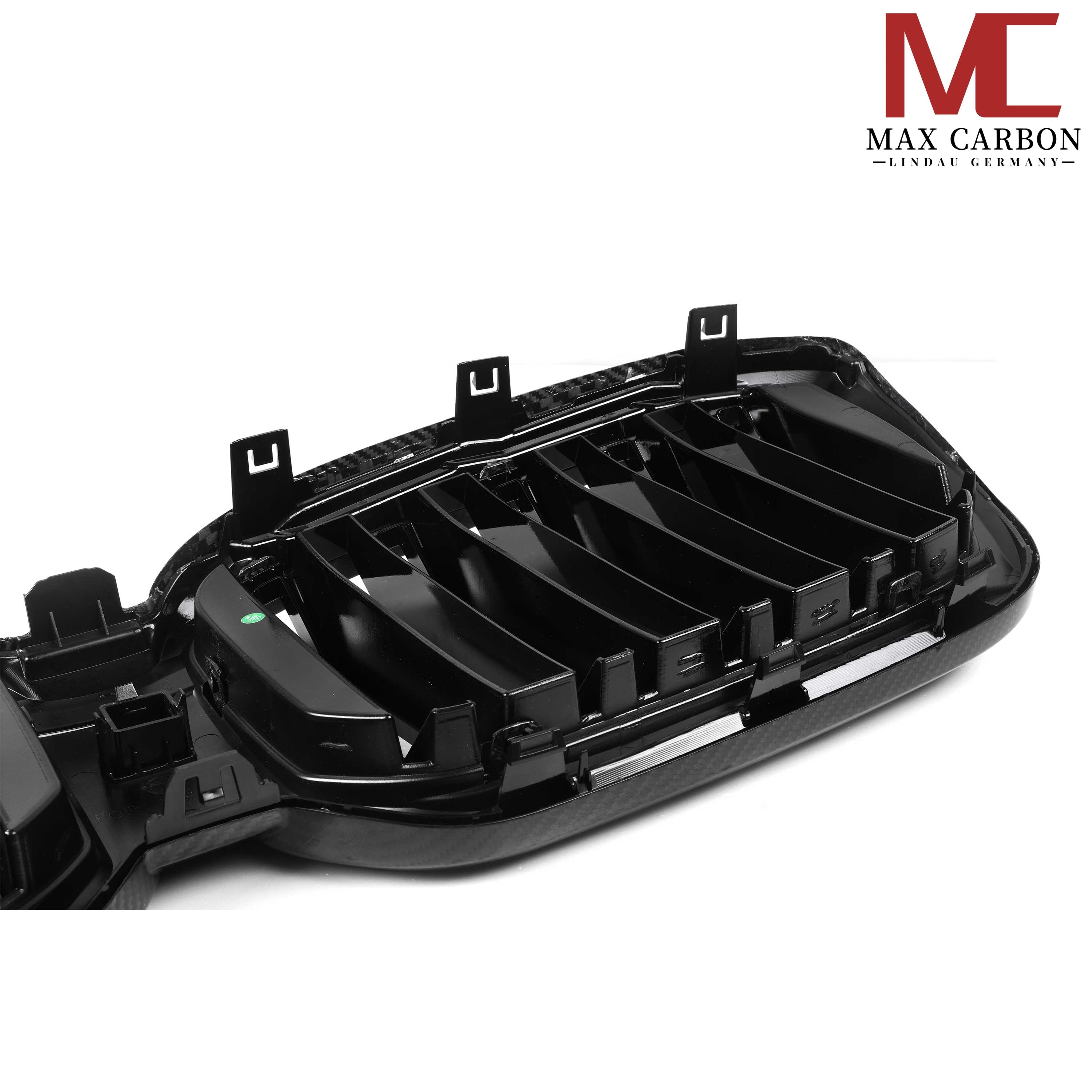 Dry-Carbon Kühlergrill Nieren passend für BMW X3M F97, X4M F98, X3 G01 & X4 G02 LCI – Carbon-Front statt Chrom