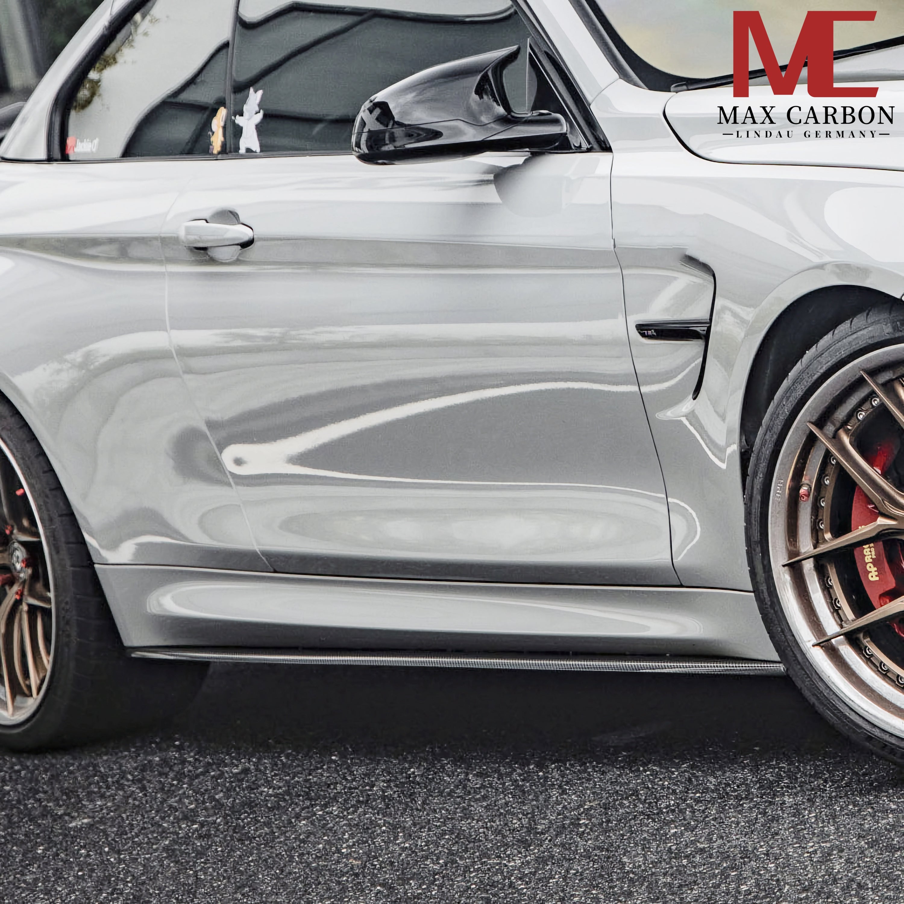 Dry-Carbon Seitenschweller Performance Style passend für BMW M3 F80 / M4 F82 / F83 – Aggressive Seitenlinie