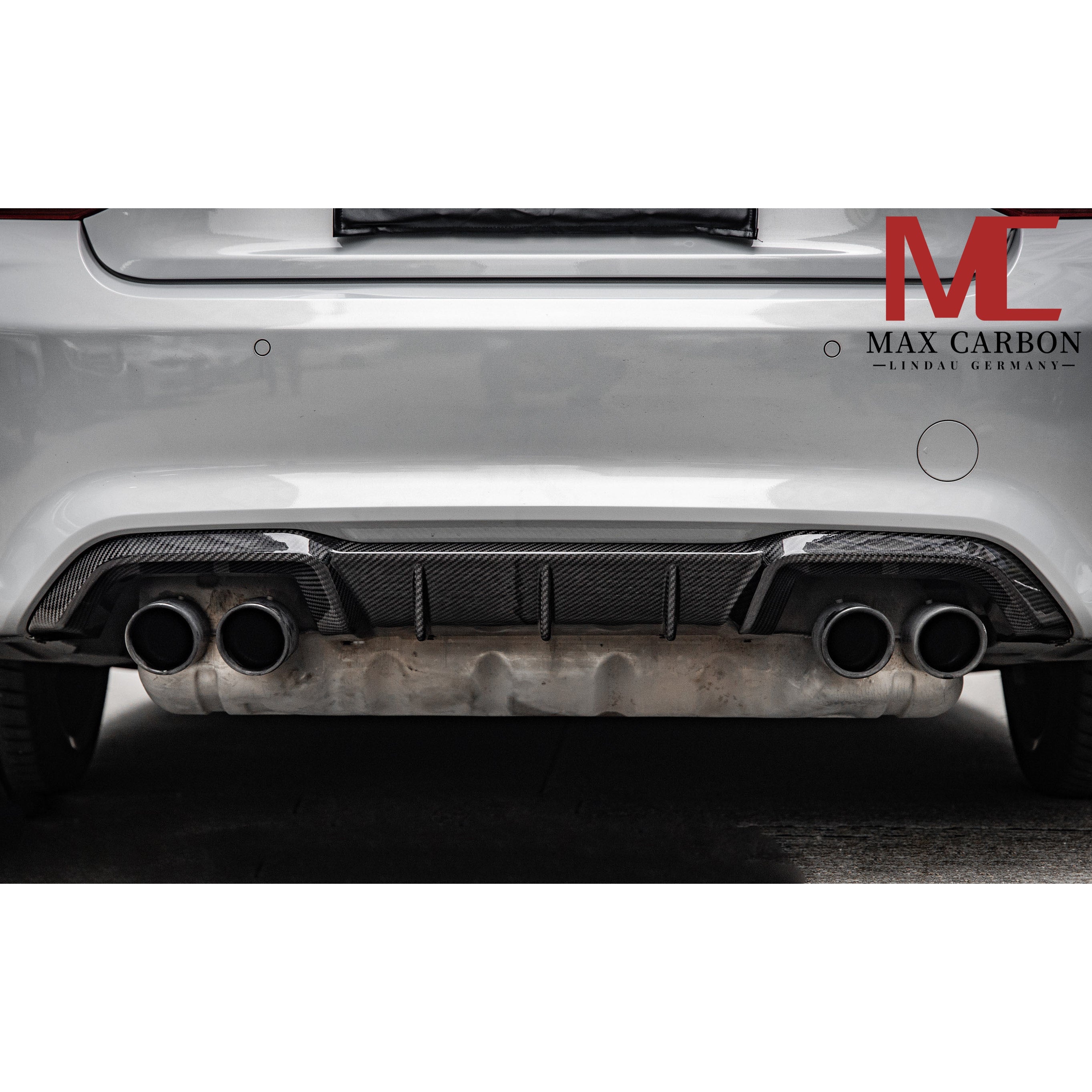Dry-Carbon Heckdiffusor passend für BMW M2 F87 / Competition / CS – Heckabschluss im Motorsport-Look